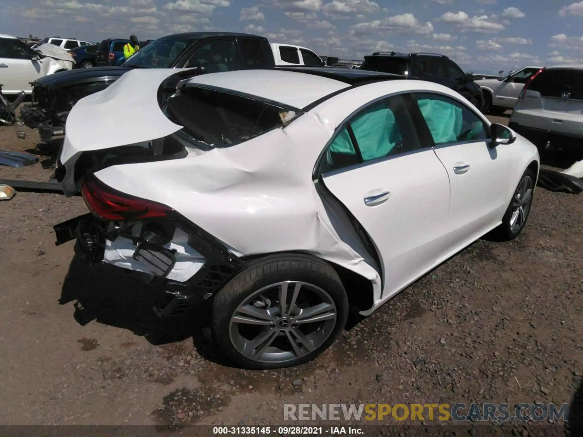 4 Photograph of a damaged car W1K5J4GB4MN171396 MERCEDES-BENZ CLA 2021