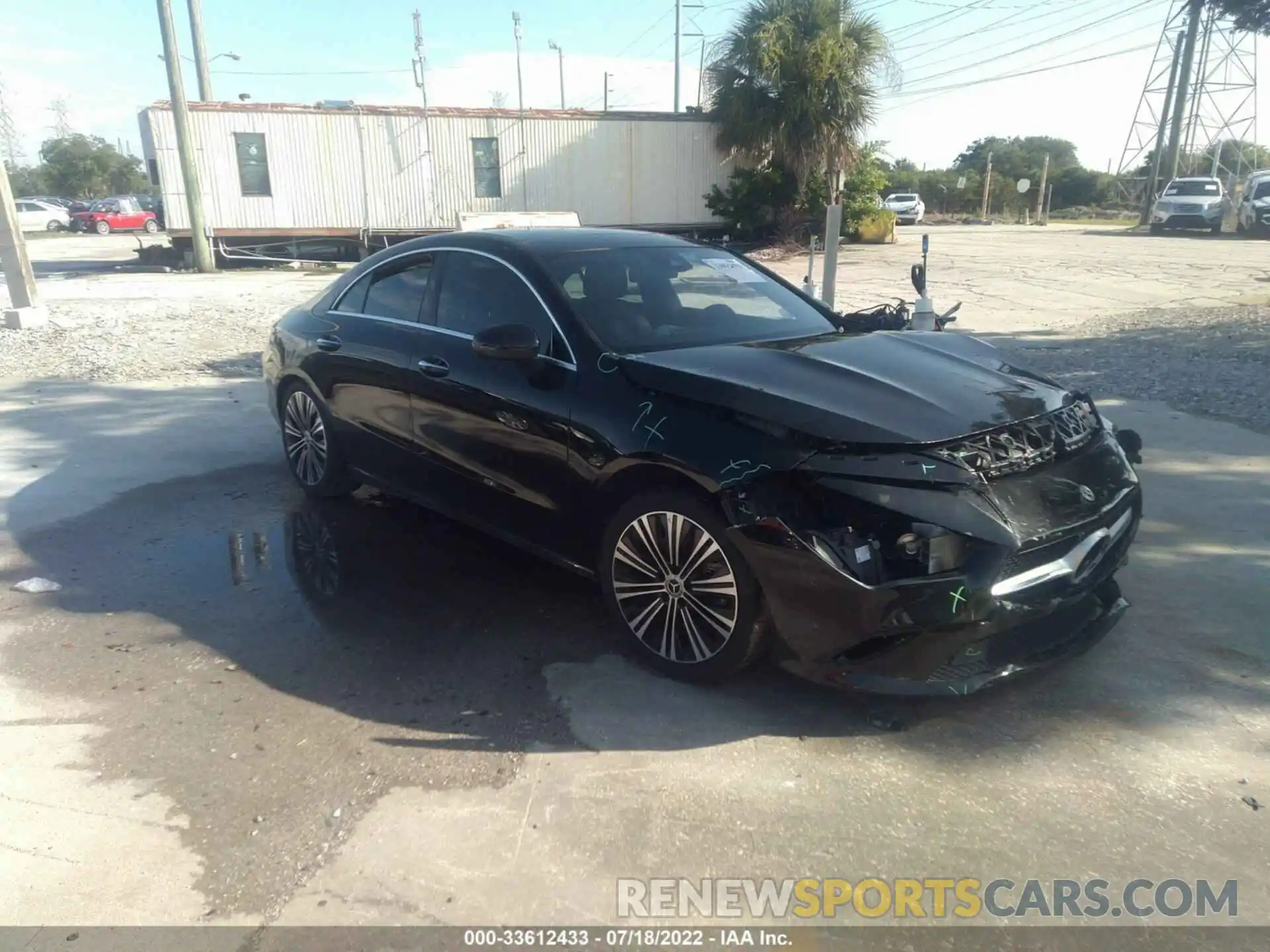 1 Photograph of a damaged car W1K5J4GB4MN218202 MERCEDES-BENZ CLA 2021