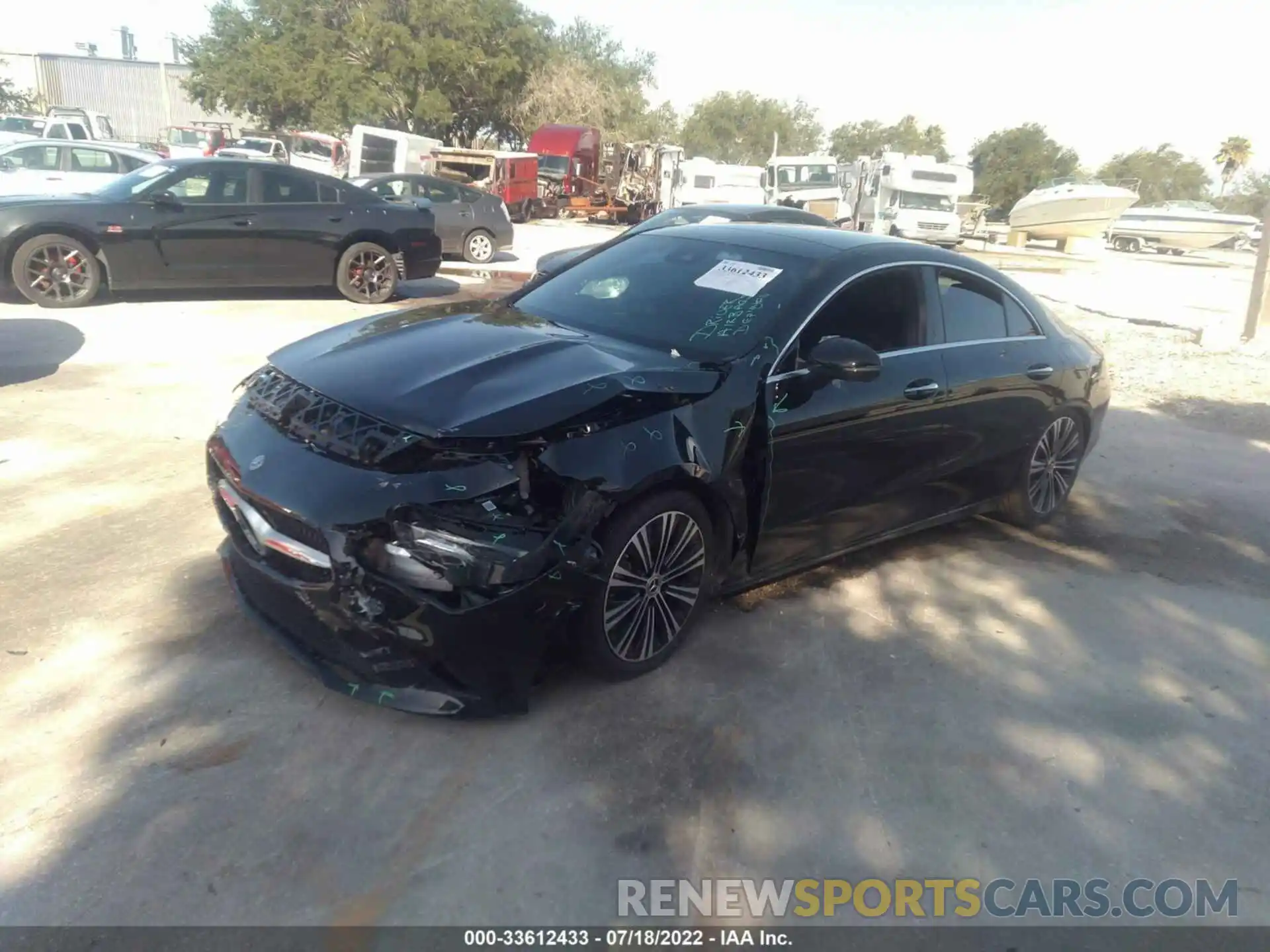 2 Photograph of a damaged car W1K5J4GB4MN218202 MERCEDES-BENZ CLA 2021