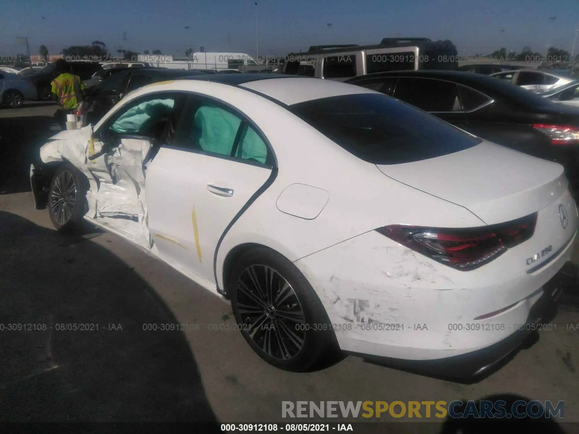 3 Photograph of a damaged car W1K5J4GB5MN191267 MERCEDES-BENZ CLA 2021