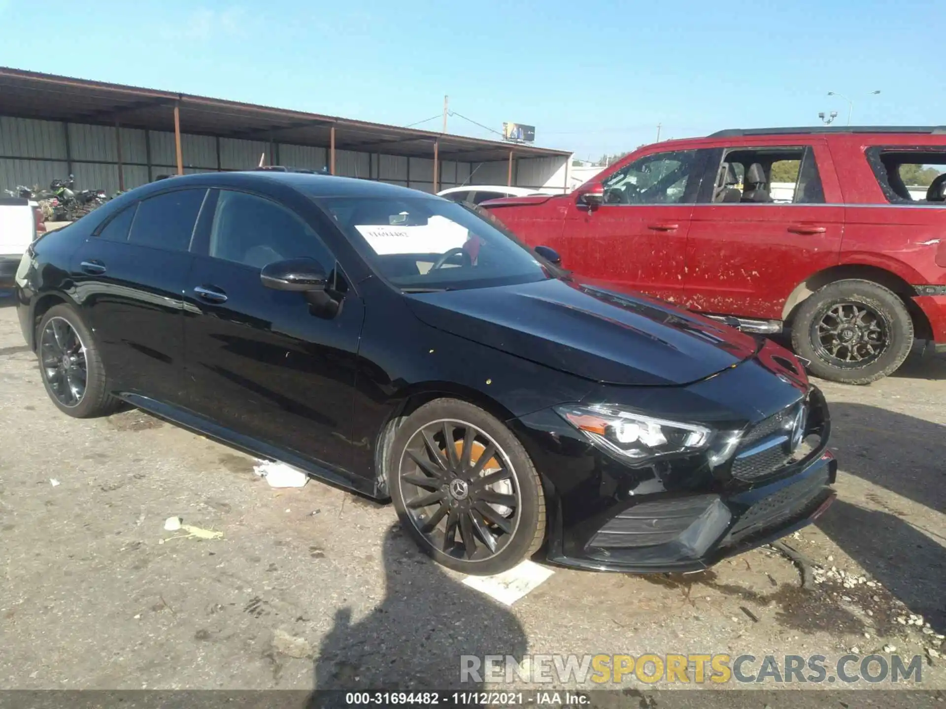 1 Photograph of a damaged car W1K5J4GB5MN199658 MERCEDES-BENZ CLA 2021