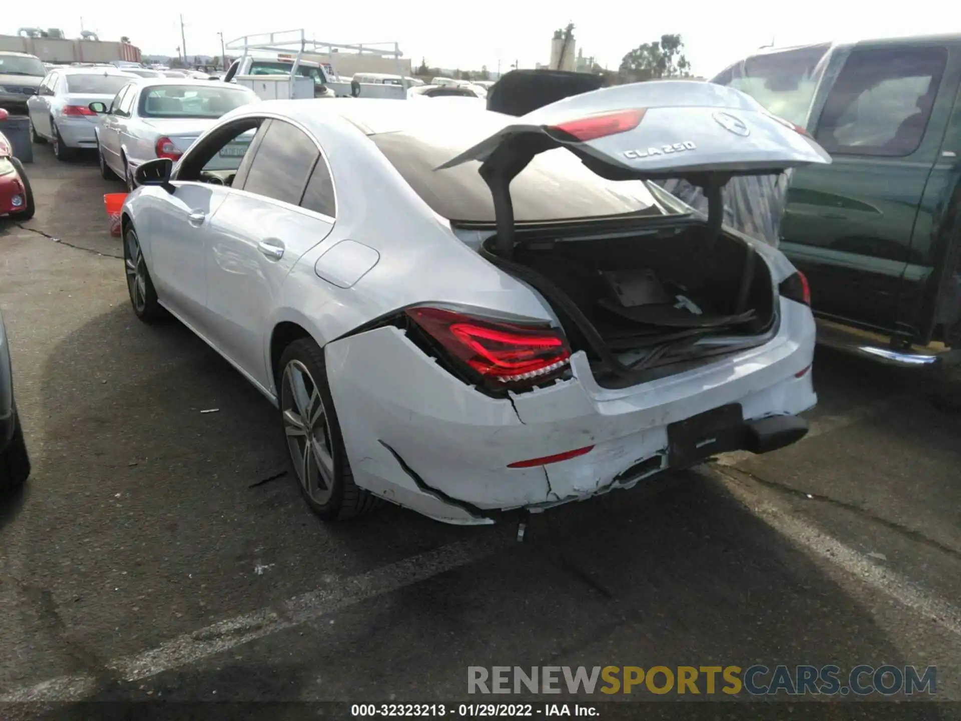 3 Photograph of a damaged car W1K5J4GB6MN156950 MERCEDES-BENZ CLA 2021