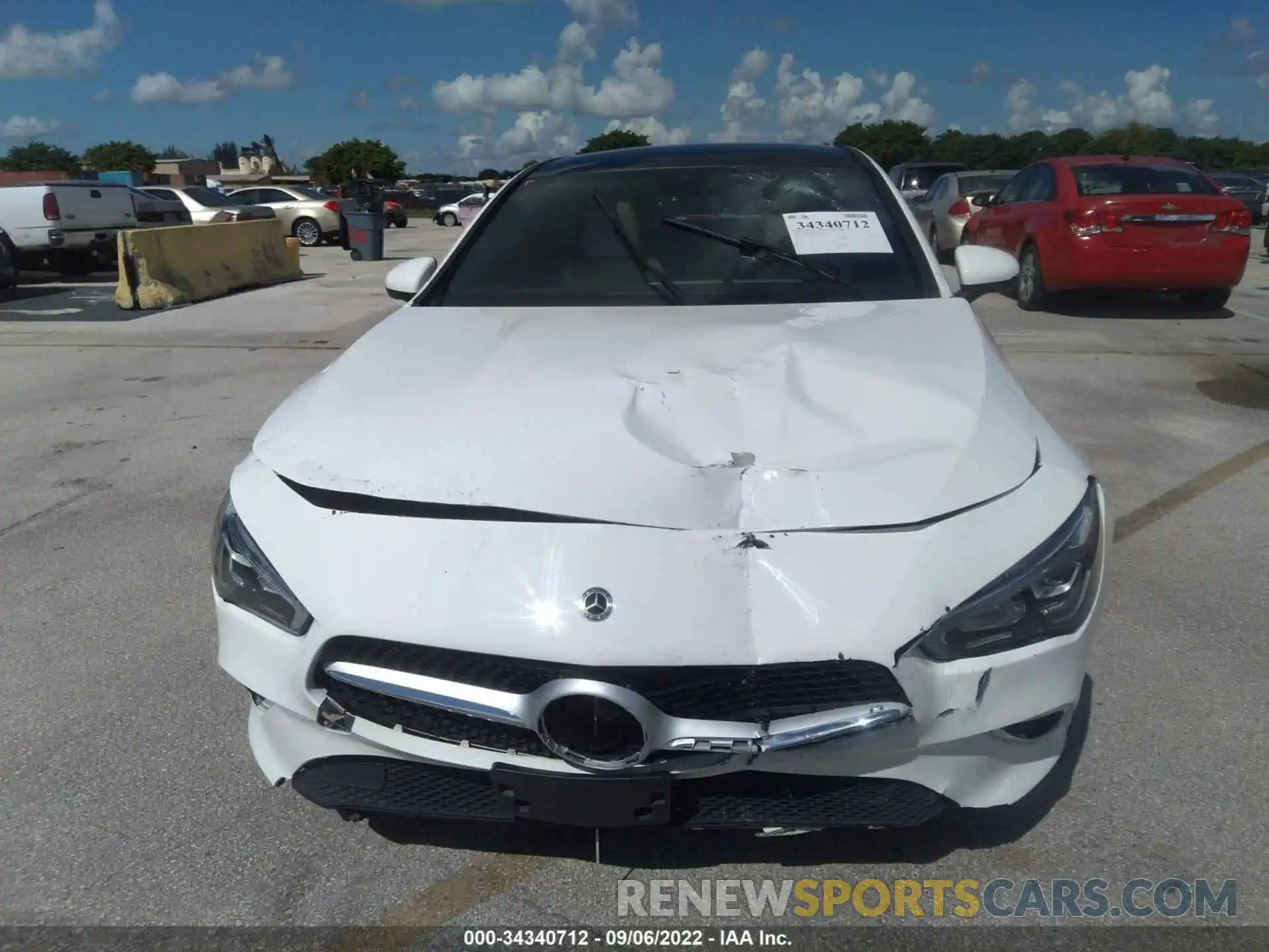 6 Photograph of a damaged car W1K5J4GB8MN177041 MERCEDES-BENZ CLA 2021