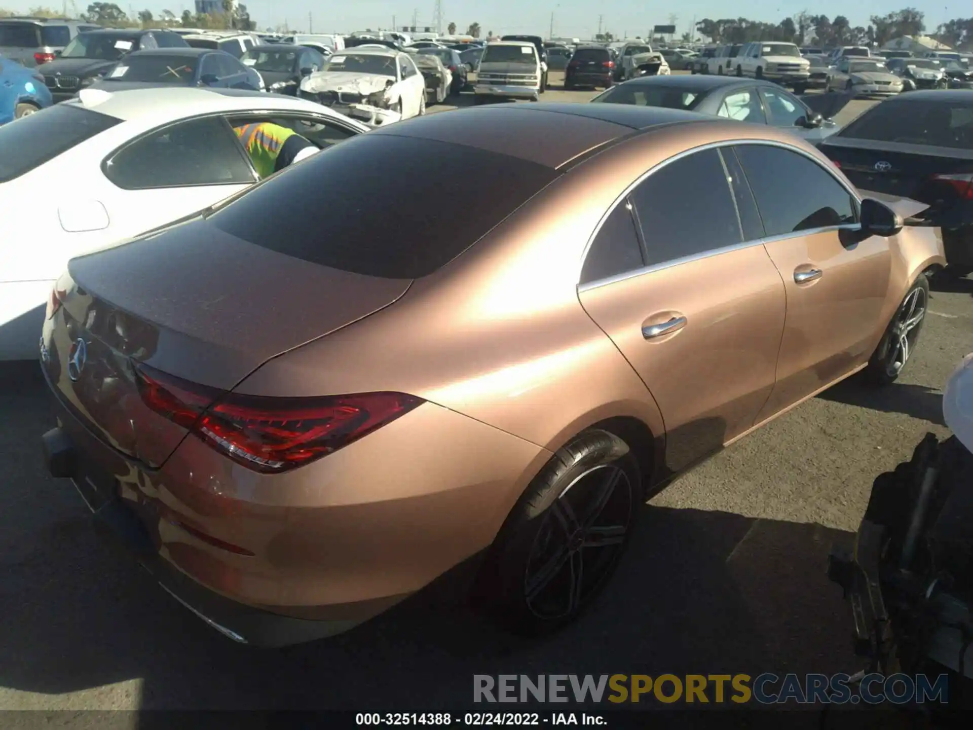 4 Photograph of a damaged car W1K5J4GB9MN212203 MERCEDES-BENZ CLA 2021