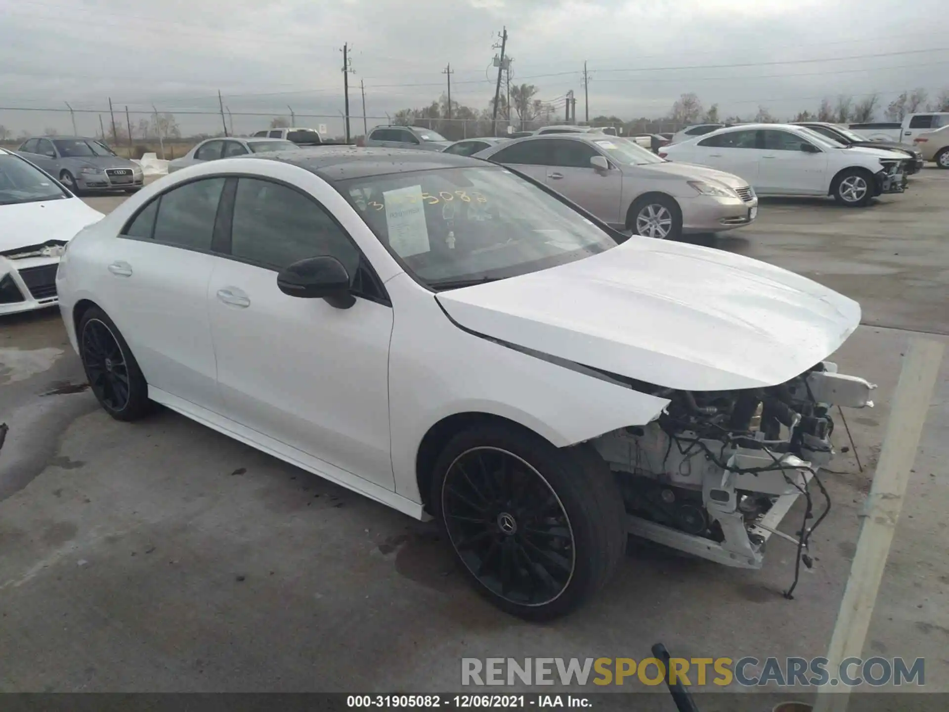 1 Photograph of a damaged car W1K5J4GBXMN164033 MERCEDES-BENZ CLA 2021