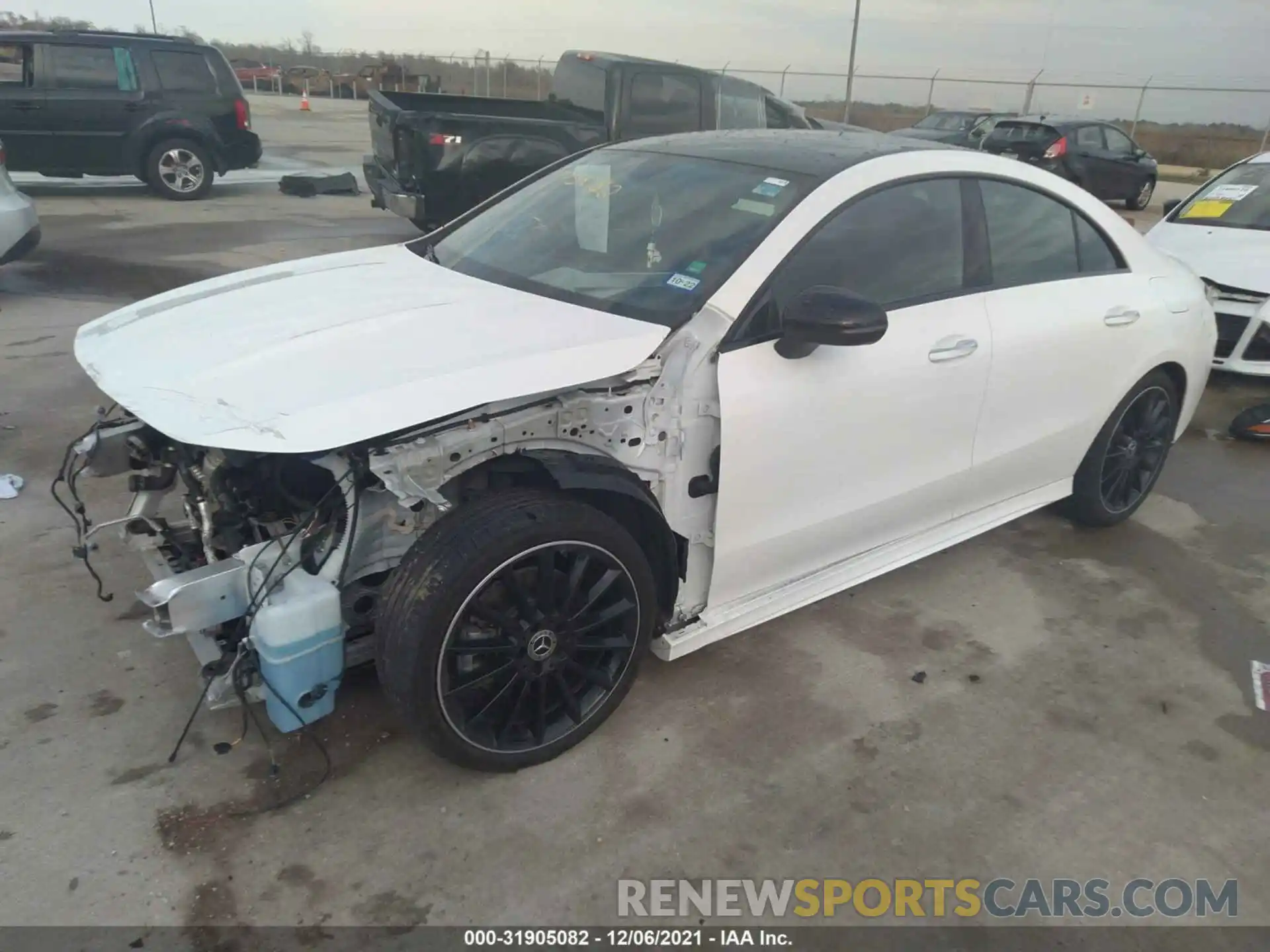 2 Photograph of a damaged car W1K5J4GBXMN164033 MERCEDES-BENZ CLA 2021