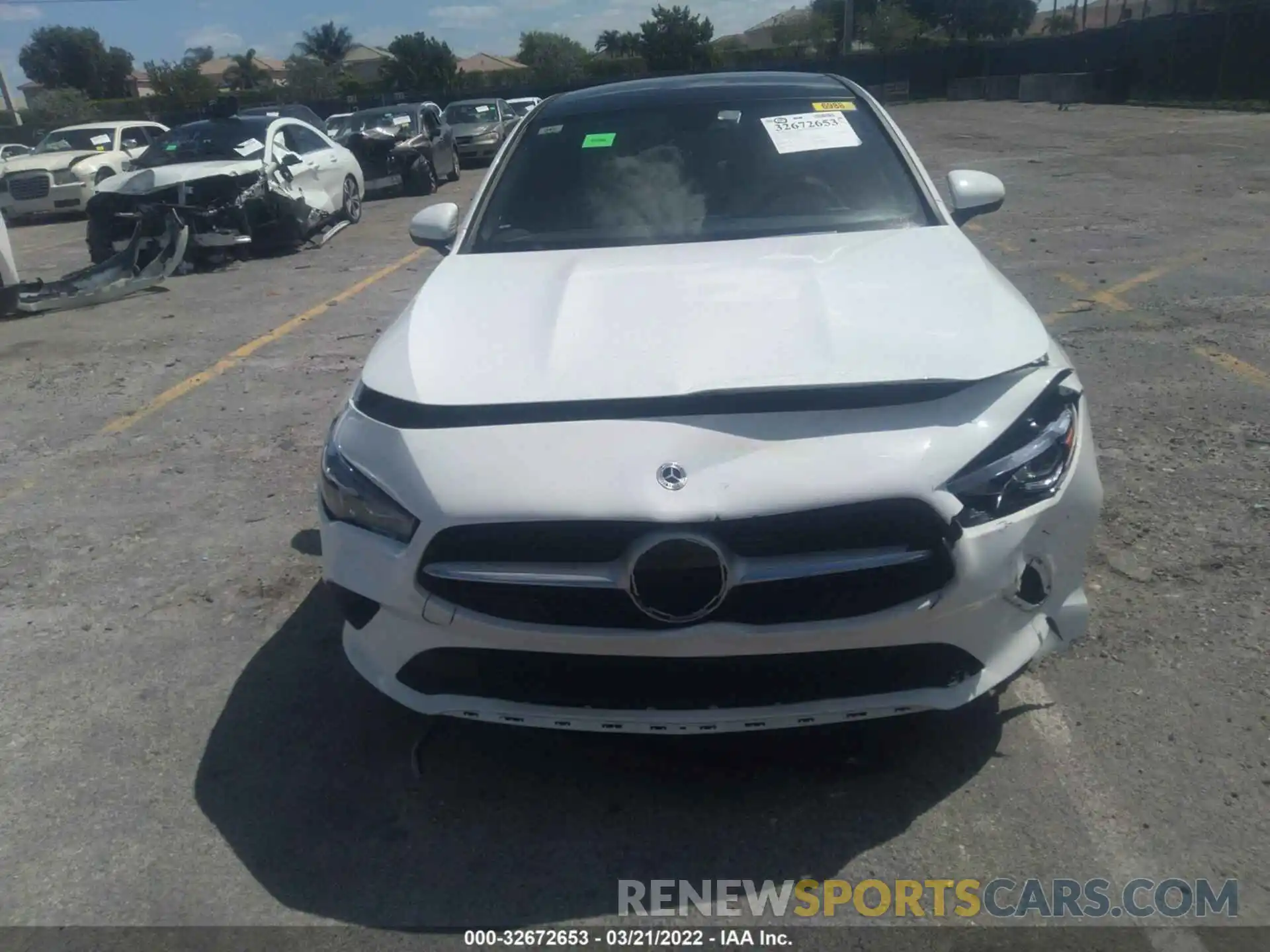 6 Photograph of a damaged car W1K5J4GBXMN192253 MERCEDES-BENZ CLA 2021