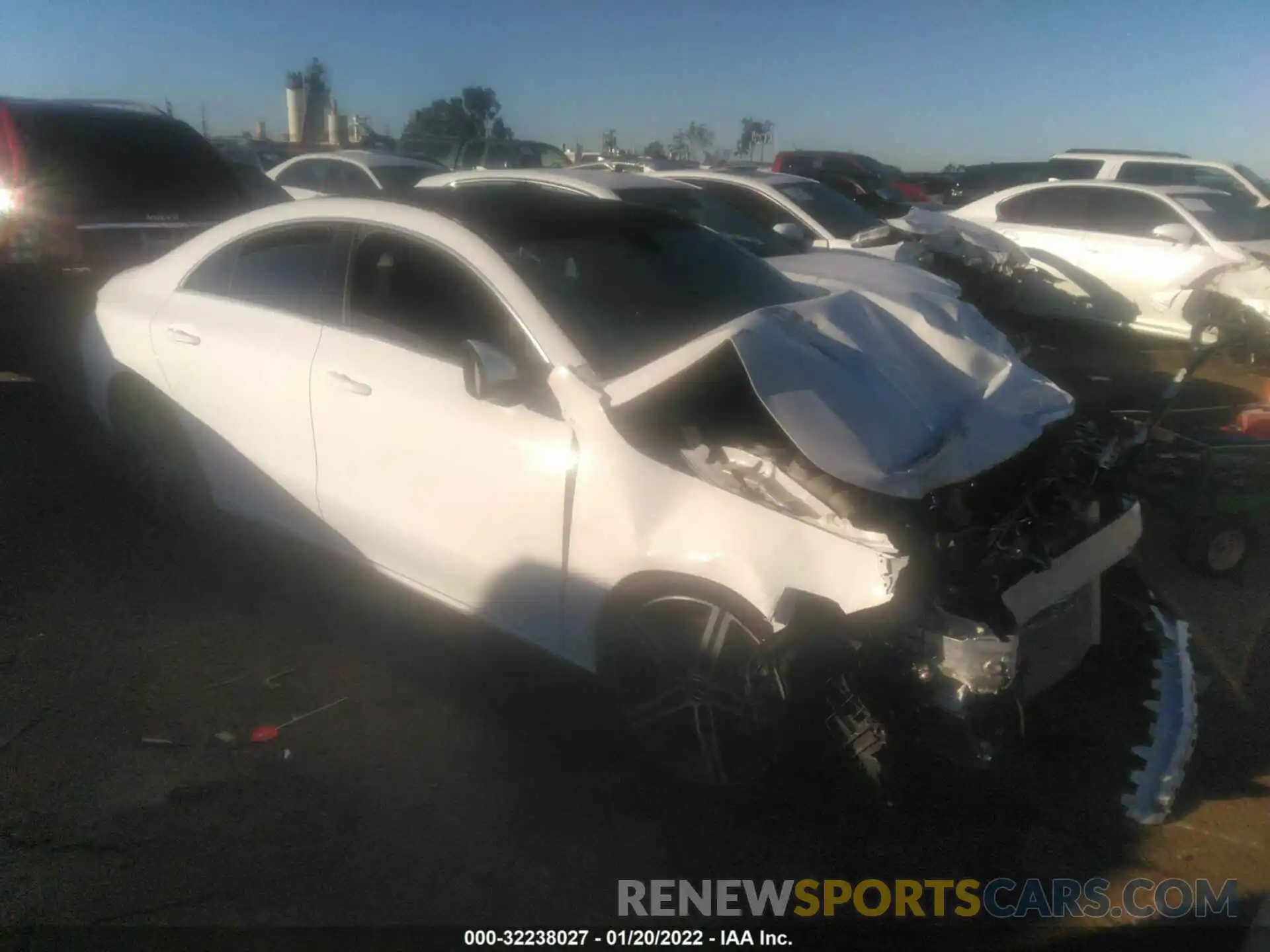 1 Photograph of a damaged car W1K5J4GBXMN212582 MERCEDES-BENZ CLA 2021