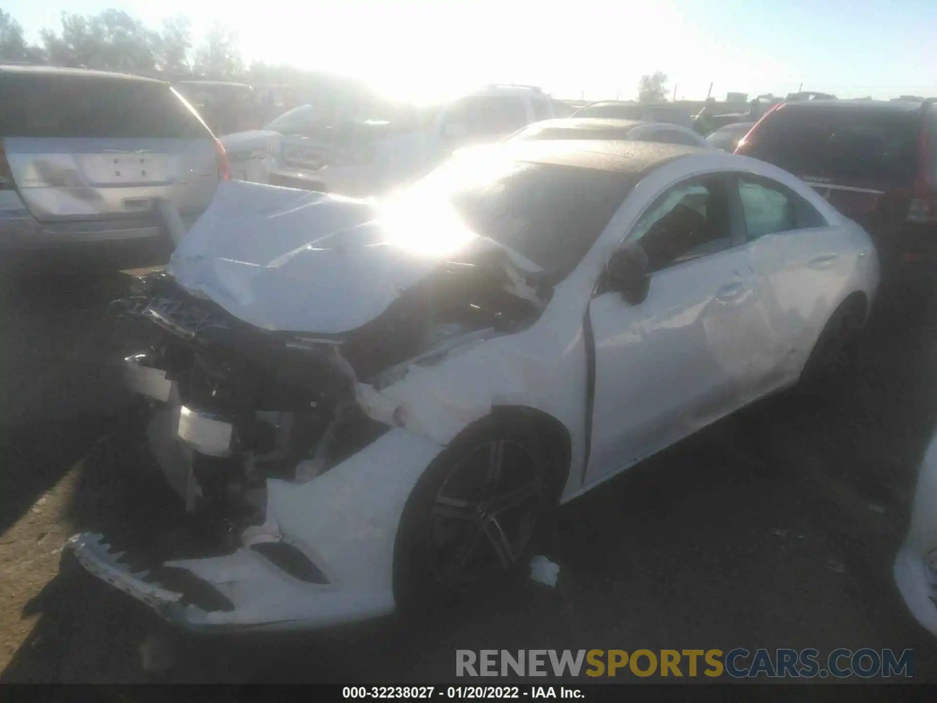 2 Photograph of a damaged car W1K5J4GBXMN212582 MERCEDES-BENZ CLA 2021