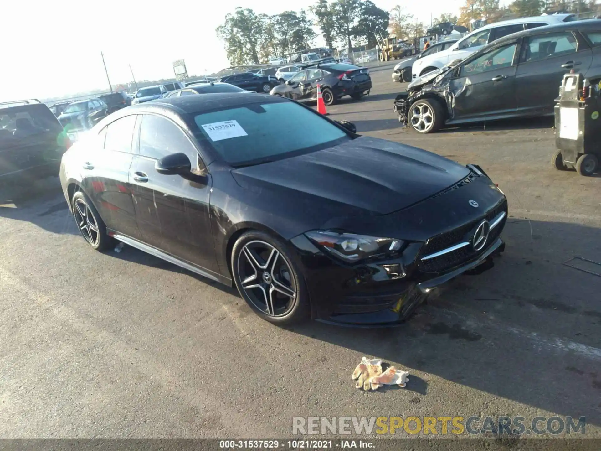 1 Photograph of a damaged car W1K5J4HB0MN179140 MERCEDES-BENZ CLA 2021