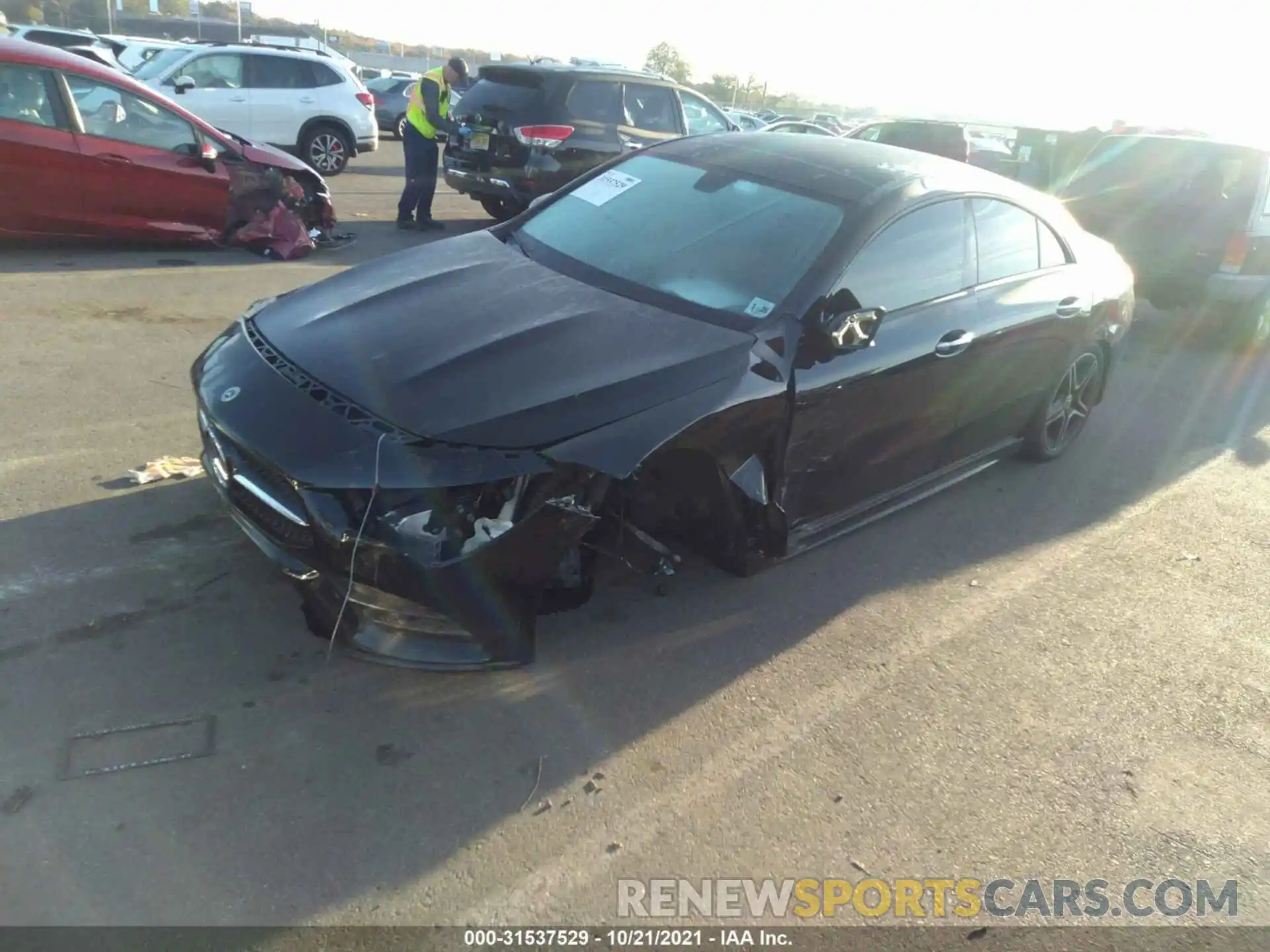 2 Photograph of a damaged car W1K5J4HB0MN179140 MERCEDES-BENZ CLA 2021