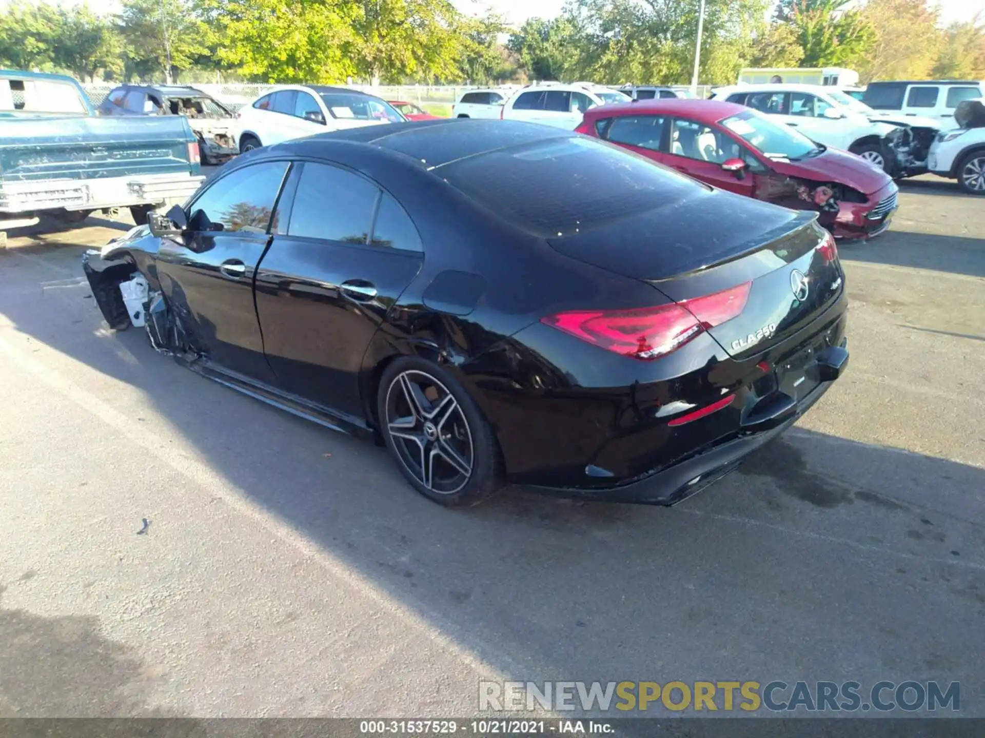 3 Photograph of a damaged car W1K5J4HB0MN179140 MERCEDES-BENZ CLA 2021