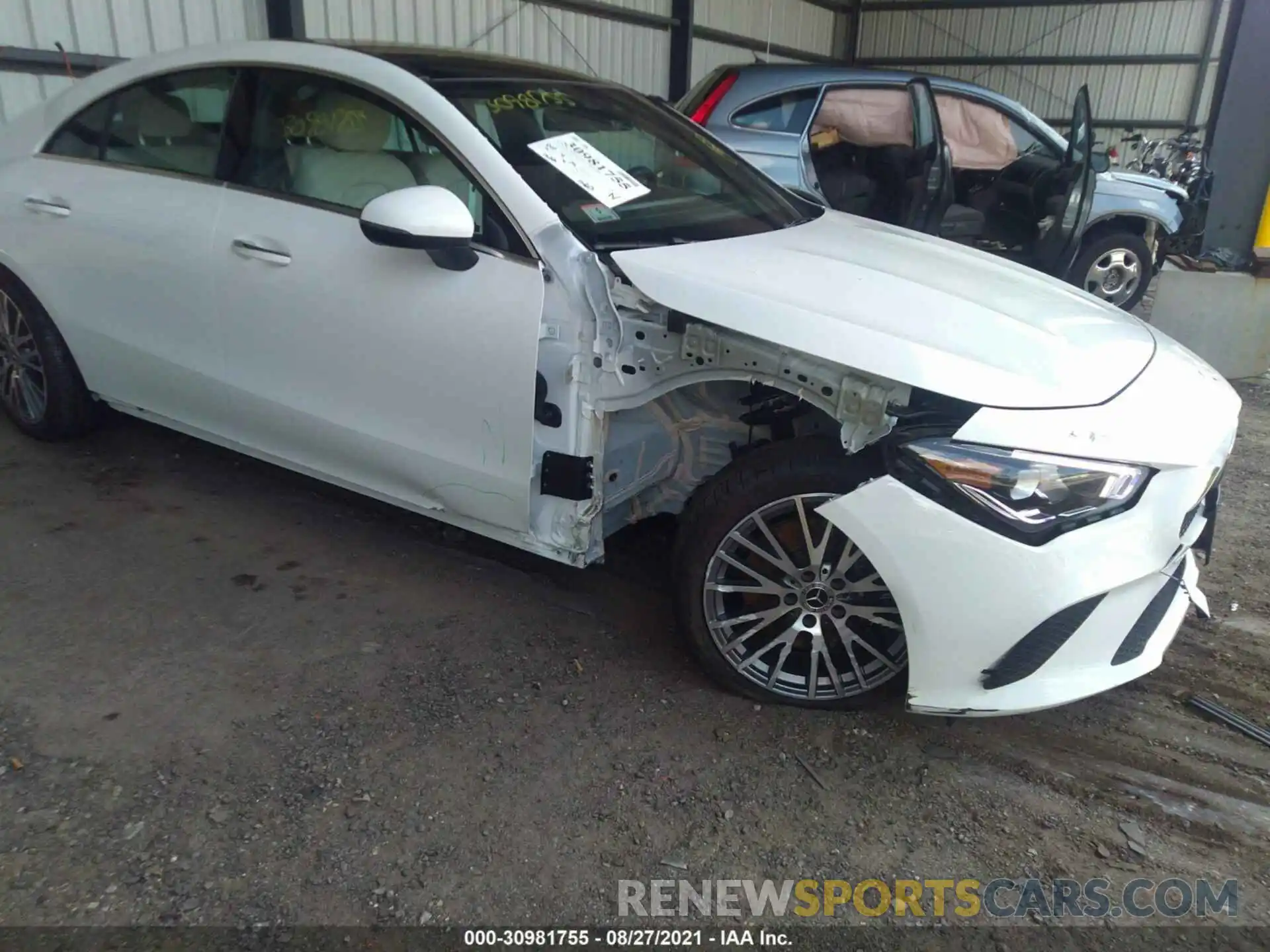 6 Photograph of a damaged car W1K5J4HB0MN213612 MERCEDES-BENZ CLA 2021