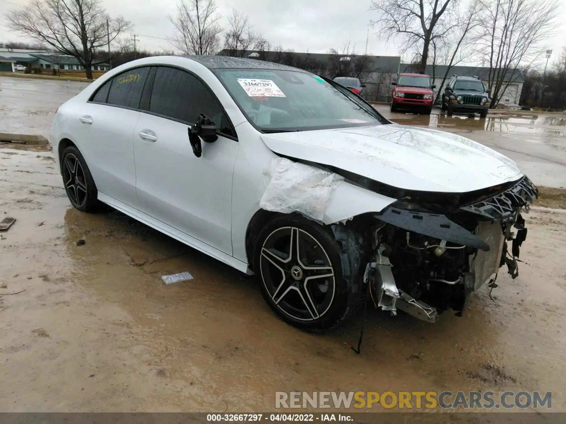 1 Photograph of a damaged car W1K5J4HB1MN148642 MERCEDES-BENZ CLA 2021