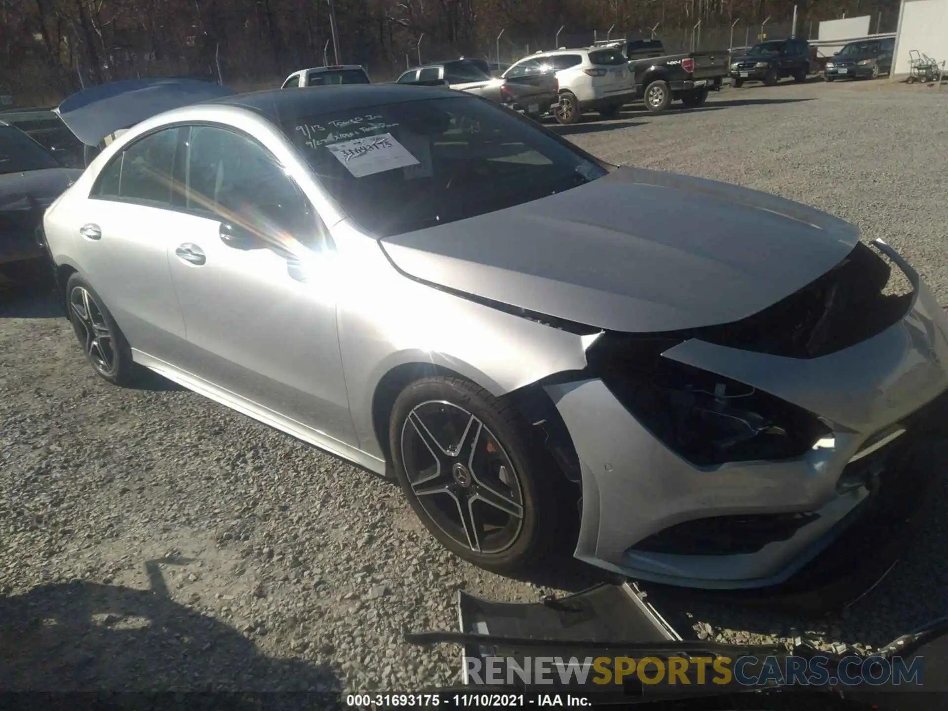 1 Photograph of a damaged car W1K5J4HB1MN189532 MERCEDES-BENZ CLA 2021