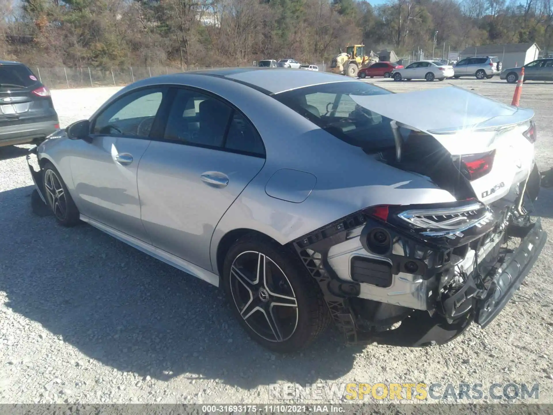 3 Photograph of a damaged car W1K5J4HB1MN189532 MERCEDES-BENZ CLA 2021