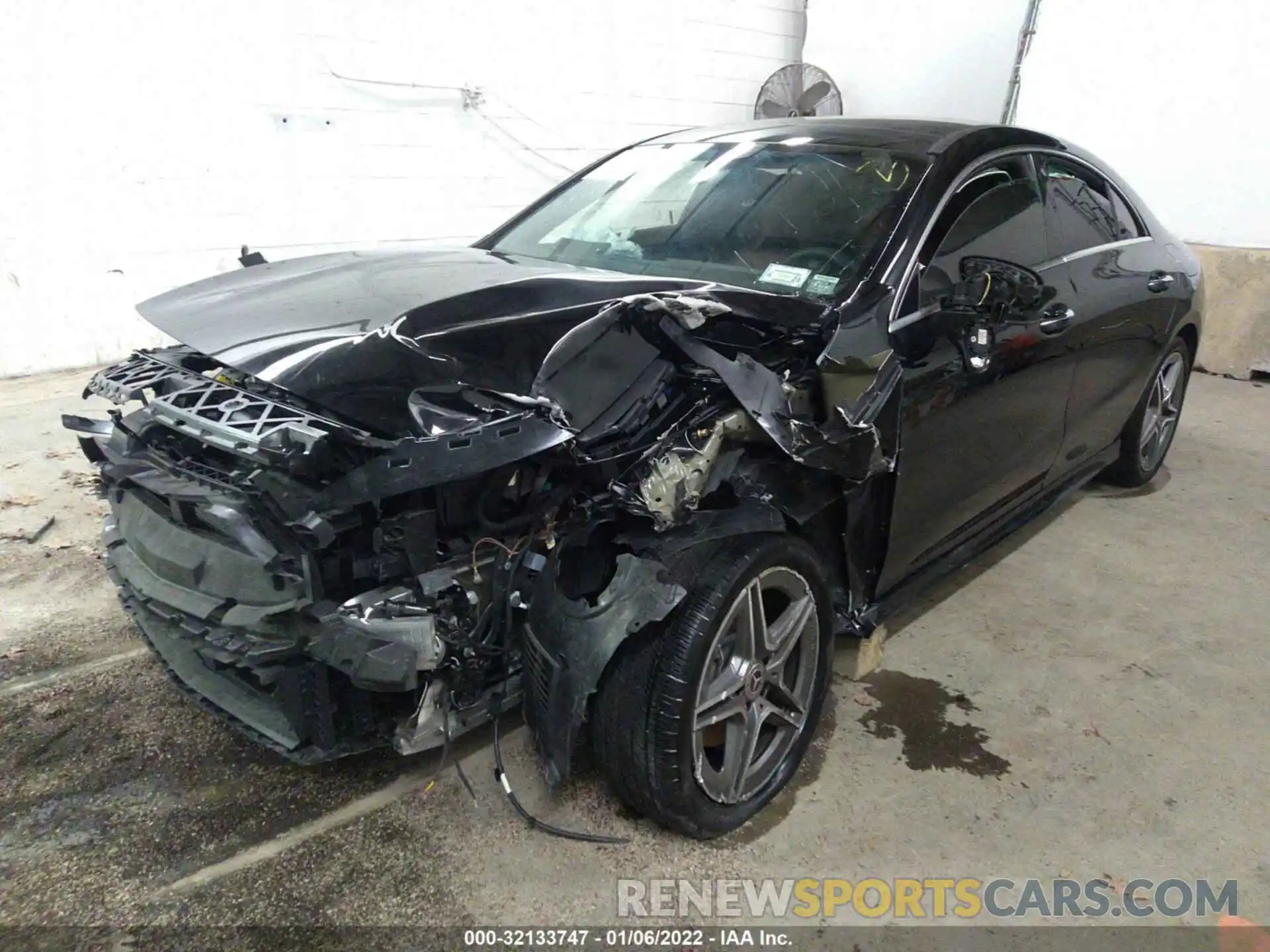 2 Photograph of a damaged car W1K5J4HB1MN201629 MERCEDES-BENZ CLA 2021