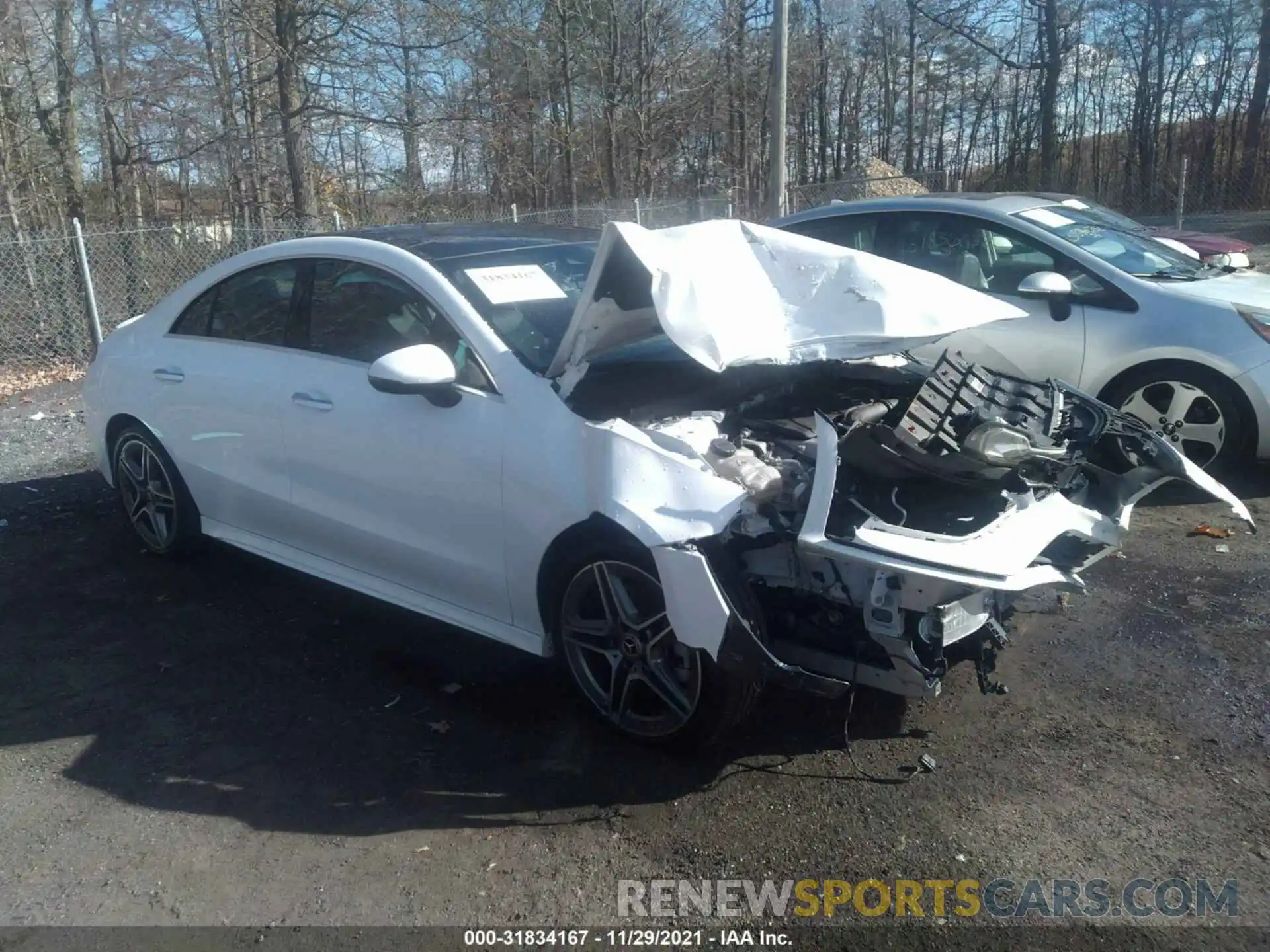 1 Photograph of a damaged car W1K5J4HB2MN167068 MERCEDES-BENZ CLA 2021