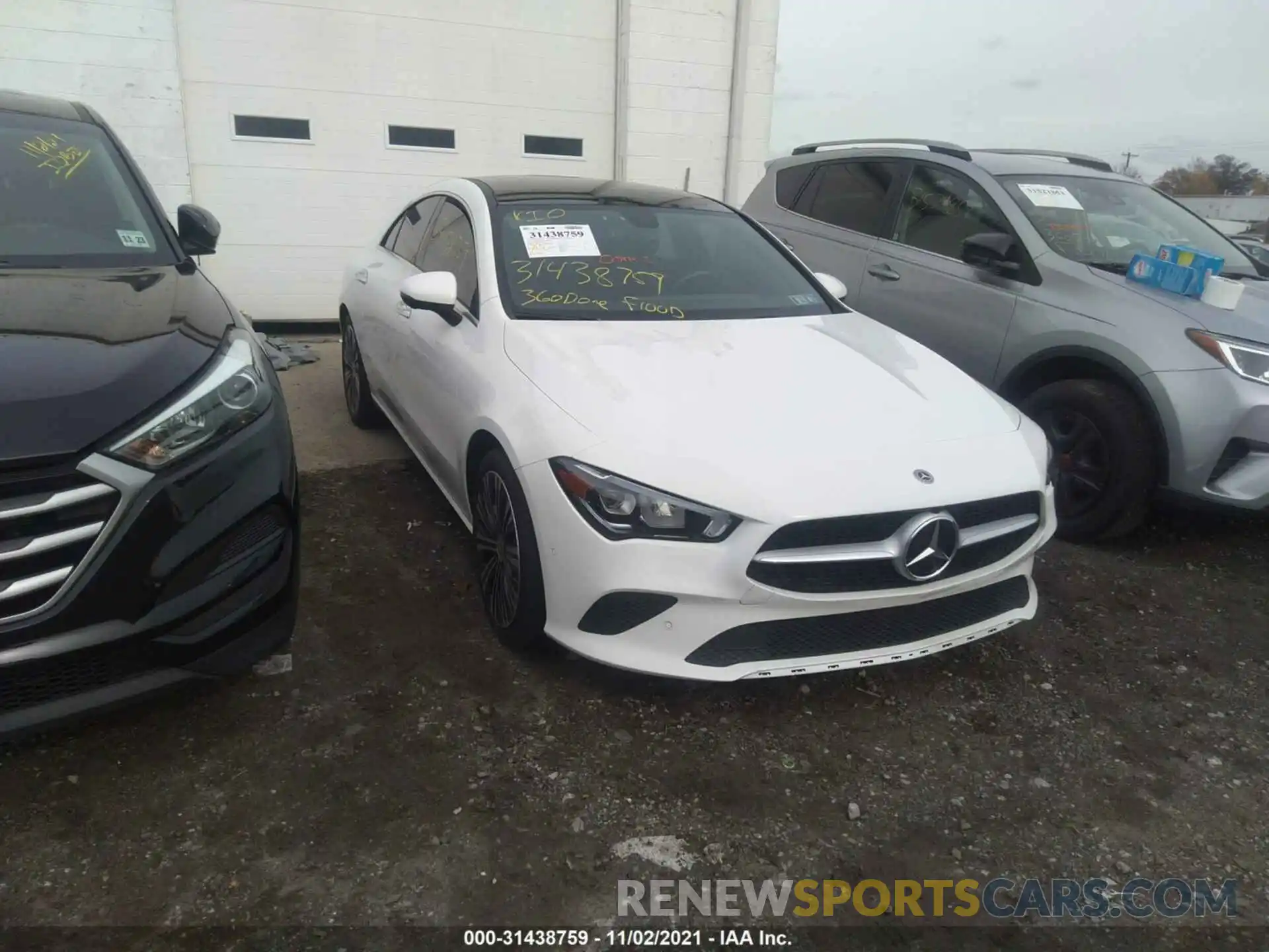 1 Photograph of a damaged car W1K5J4HB2MN201333 MERCEDES-BENZ CLA 2021