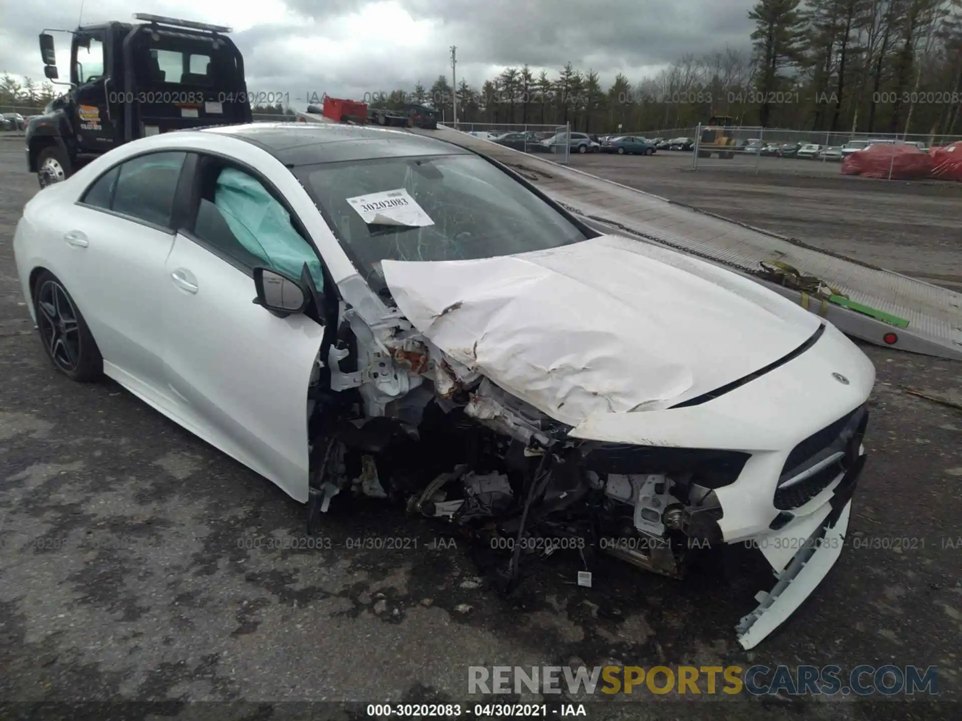 1 Photograph of a damaged car W1K5J4HB3MN158668 MERCEDES-BENZ CLA 2021