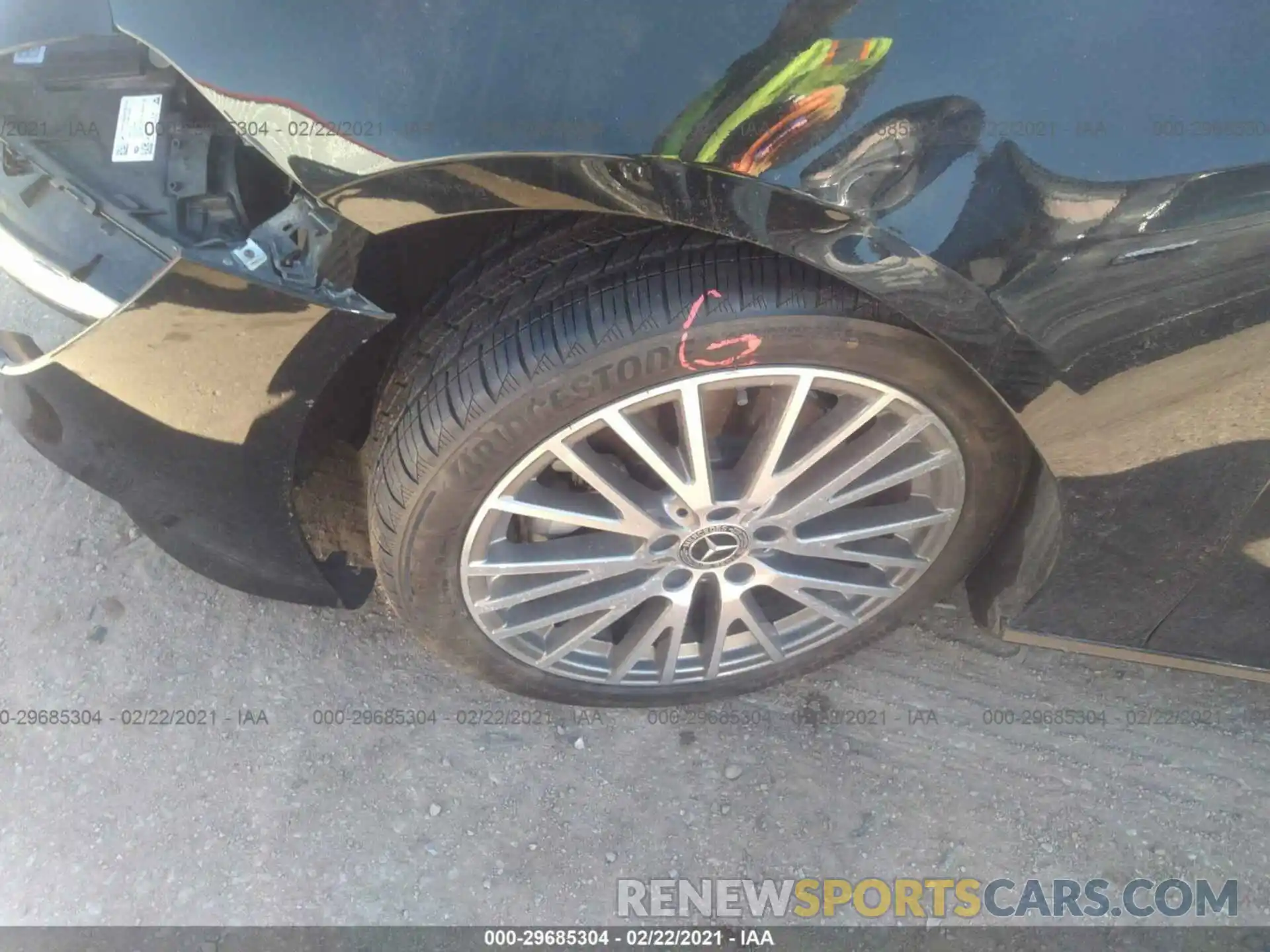 11 Photograph of a damaged car W1K5J4HB4MN147887 MERCEDES-BENZ CLA 2021