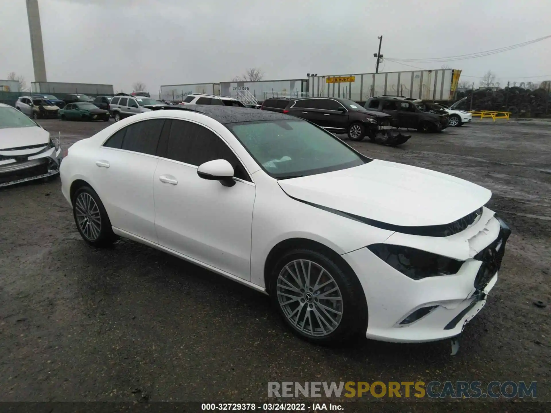 1 Photograph of a damaged car W1K5J4HB4MN211264 MERCEDES-BENZ CLA 2021