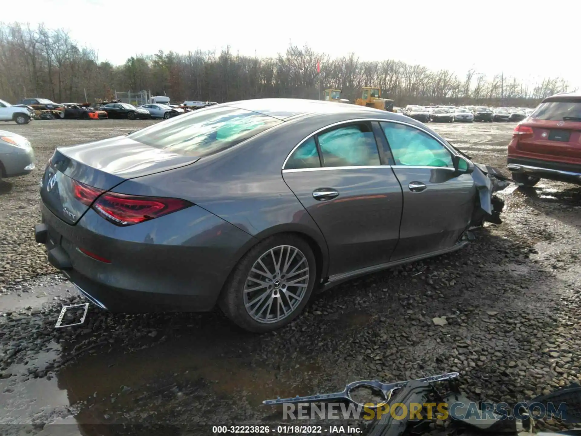 4 Photograph of a damaged car W1K5J4HB6MN218393 MERCEDES-BENZ CLA 2021