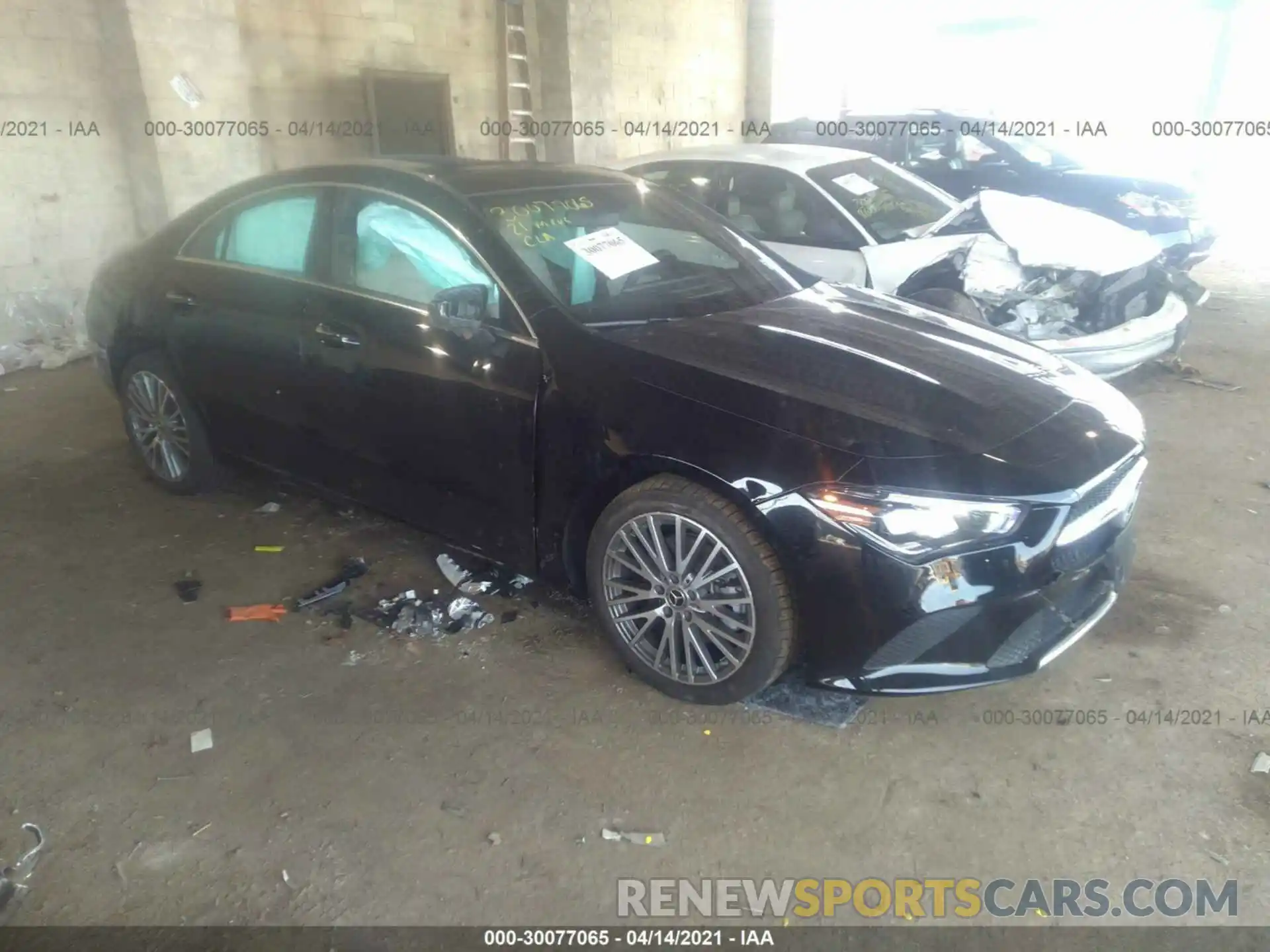 1 Photograph of a damaged car W1K5J4HB8MN171304 MERCEDES-BENZ CLA 2021