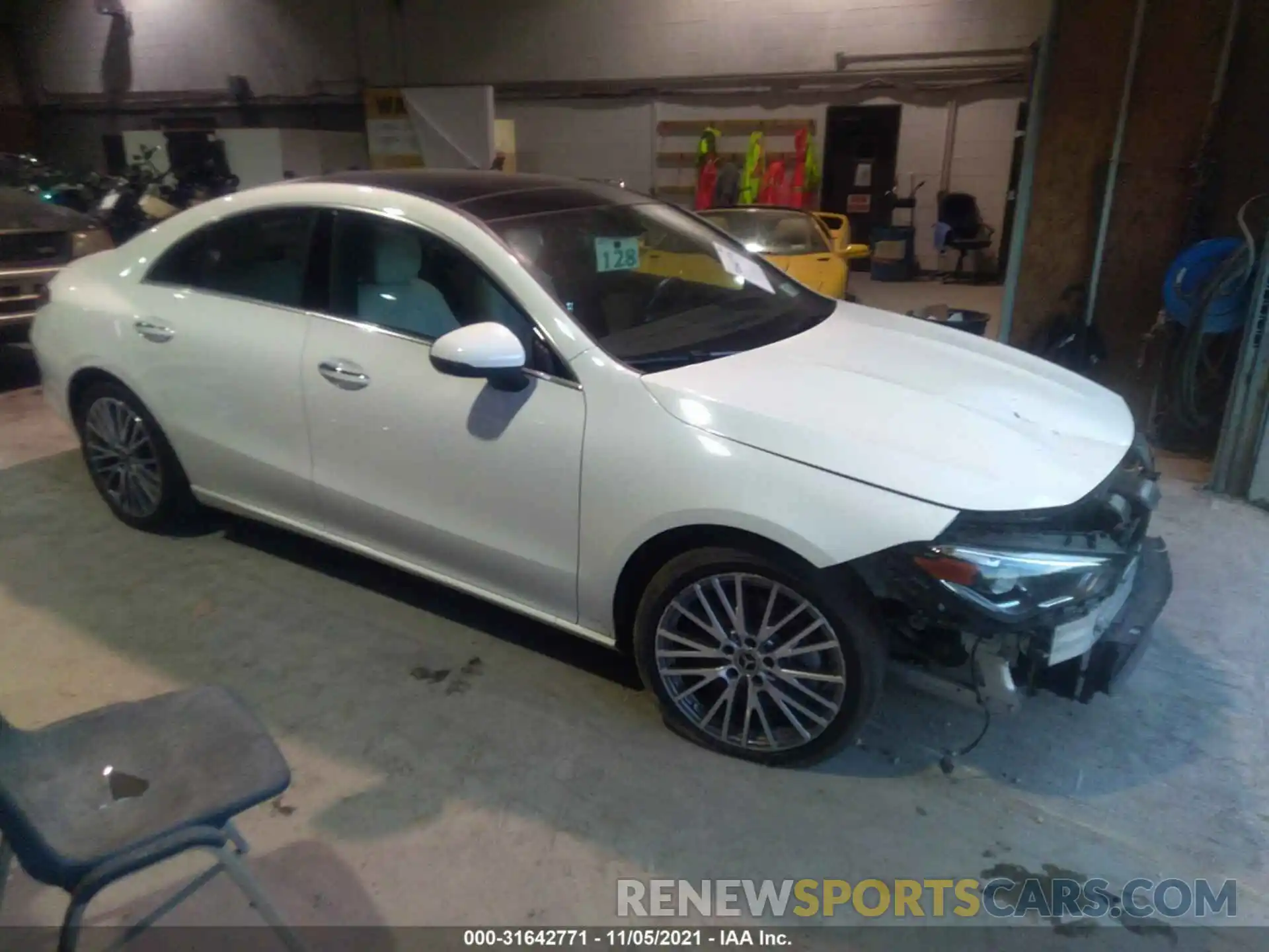 1 Photograph of a damaged car W1K5J4HB9MN149201 MERCEDES-BENZ CLA 2021