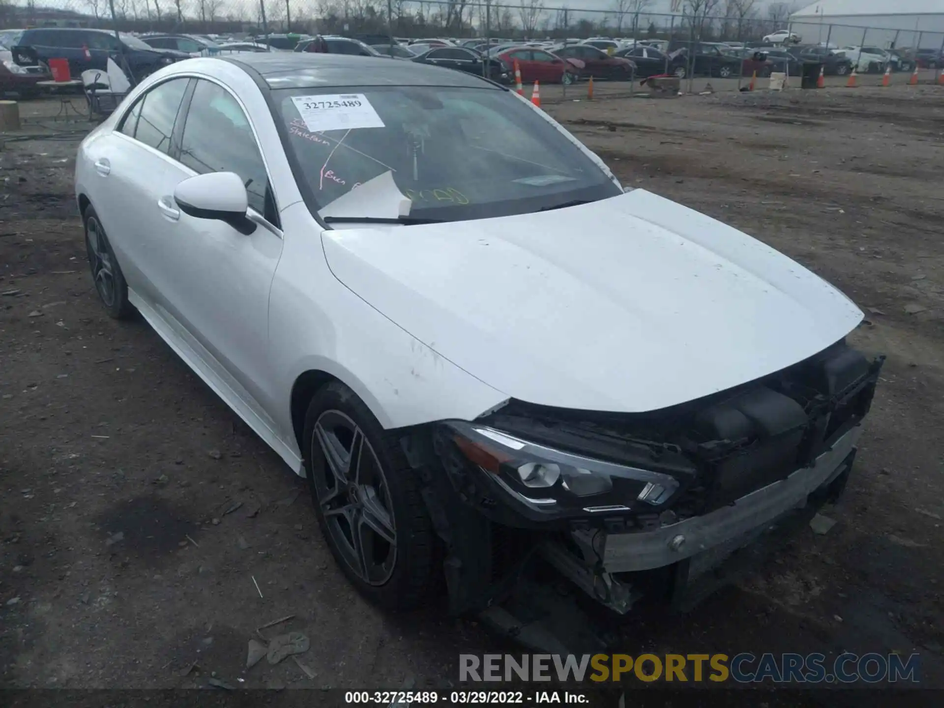 1 Photograph of a damaged car W1K5J4HB9MN162126 MERCEDES-BENZ CLA 2021