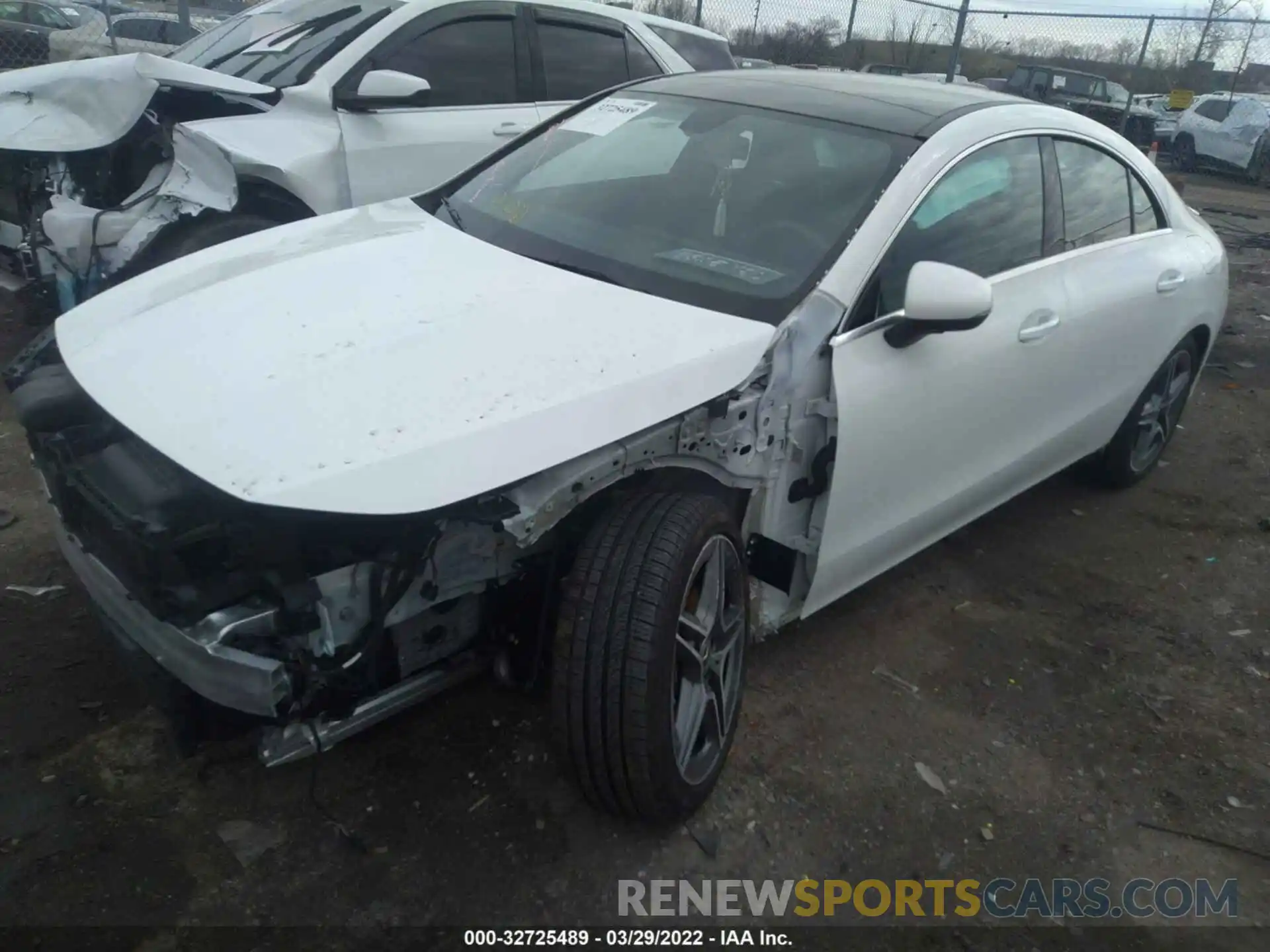 2 Photograph of a damaged car W1K5J4HB9MN162126 MERCEDES-BENZ CLA 2021