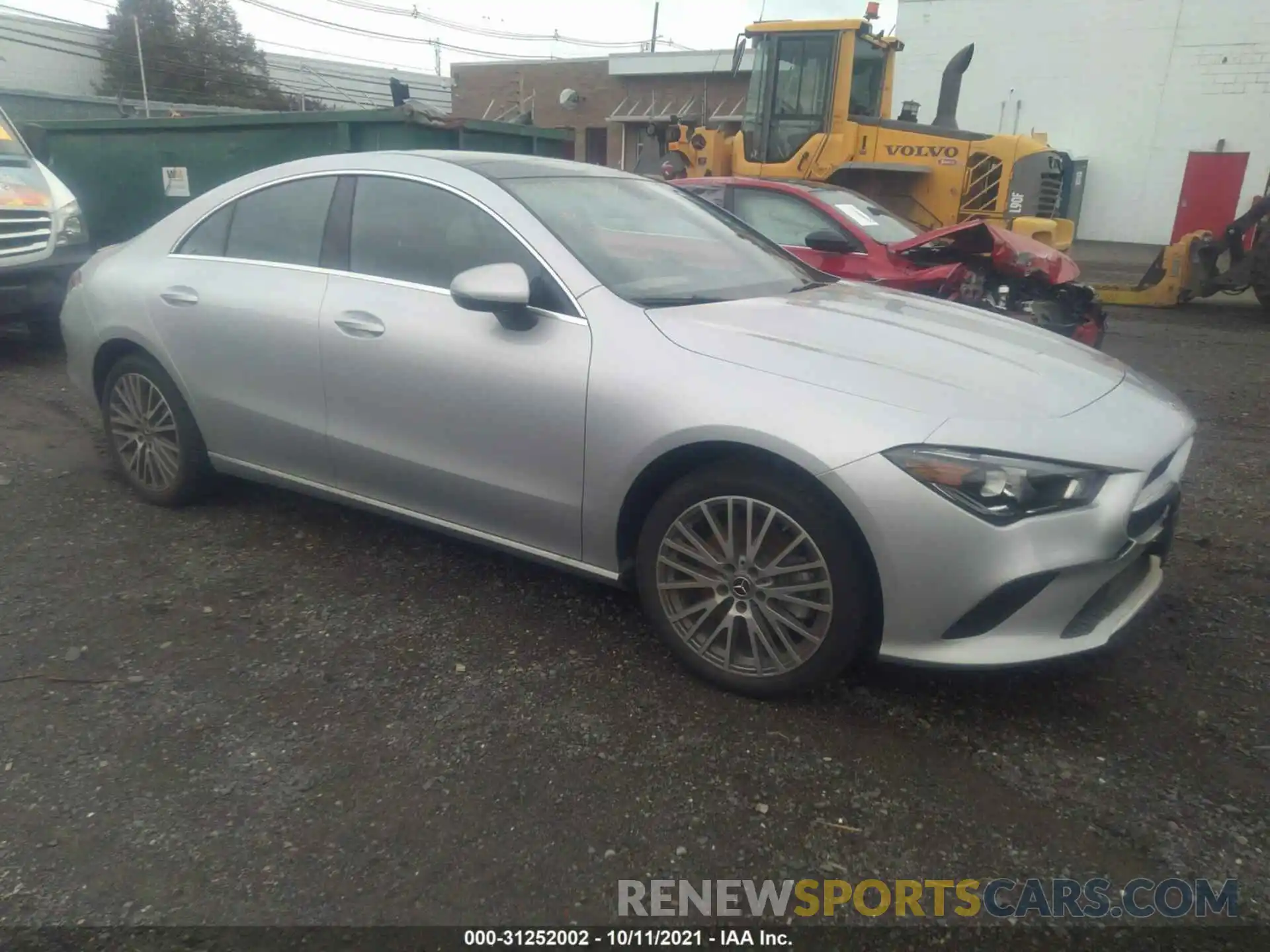 1 Photograph of a damaged car W1K5J4HBXMN149420 MERCEDES-BENZ CLA 2021