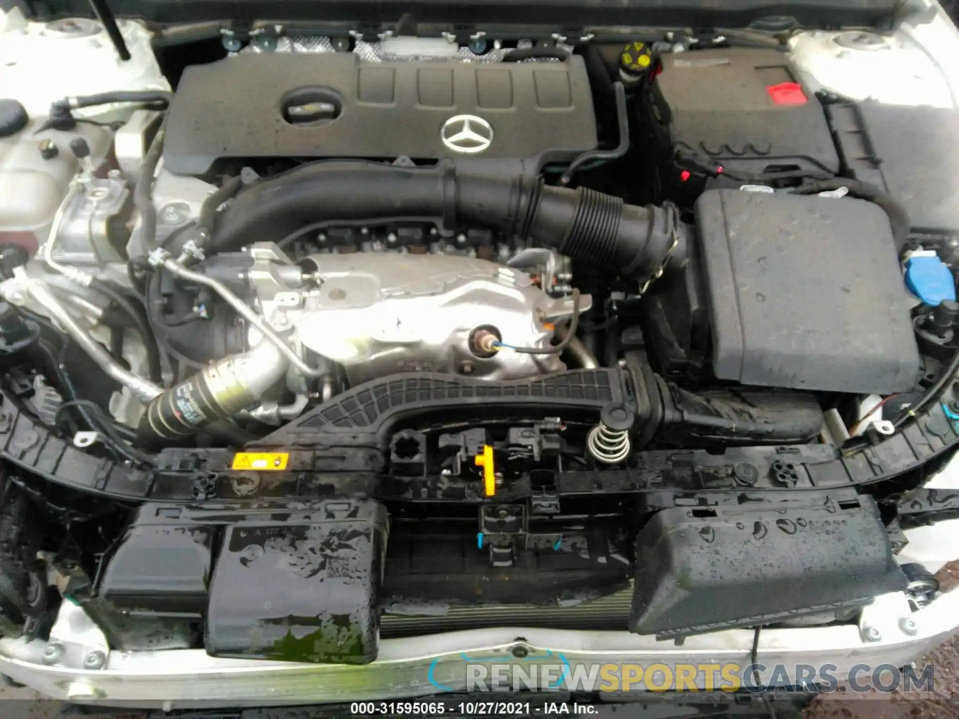 10 Photograph of a damaged car W1K5J4HBXMN166539 MERCEDES-BENZ CLA 2021