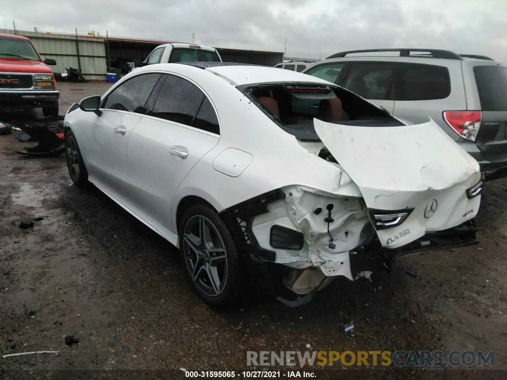 3 Photograph of a damaged car W1K5J4HBXMN166539 MERCEDES-BENZ CLA 2021