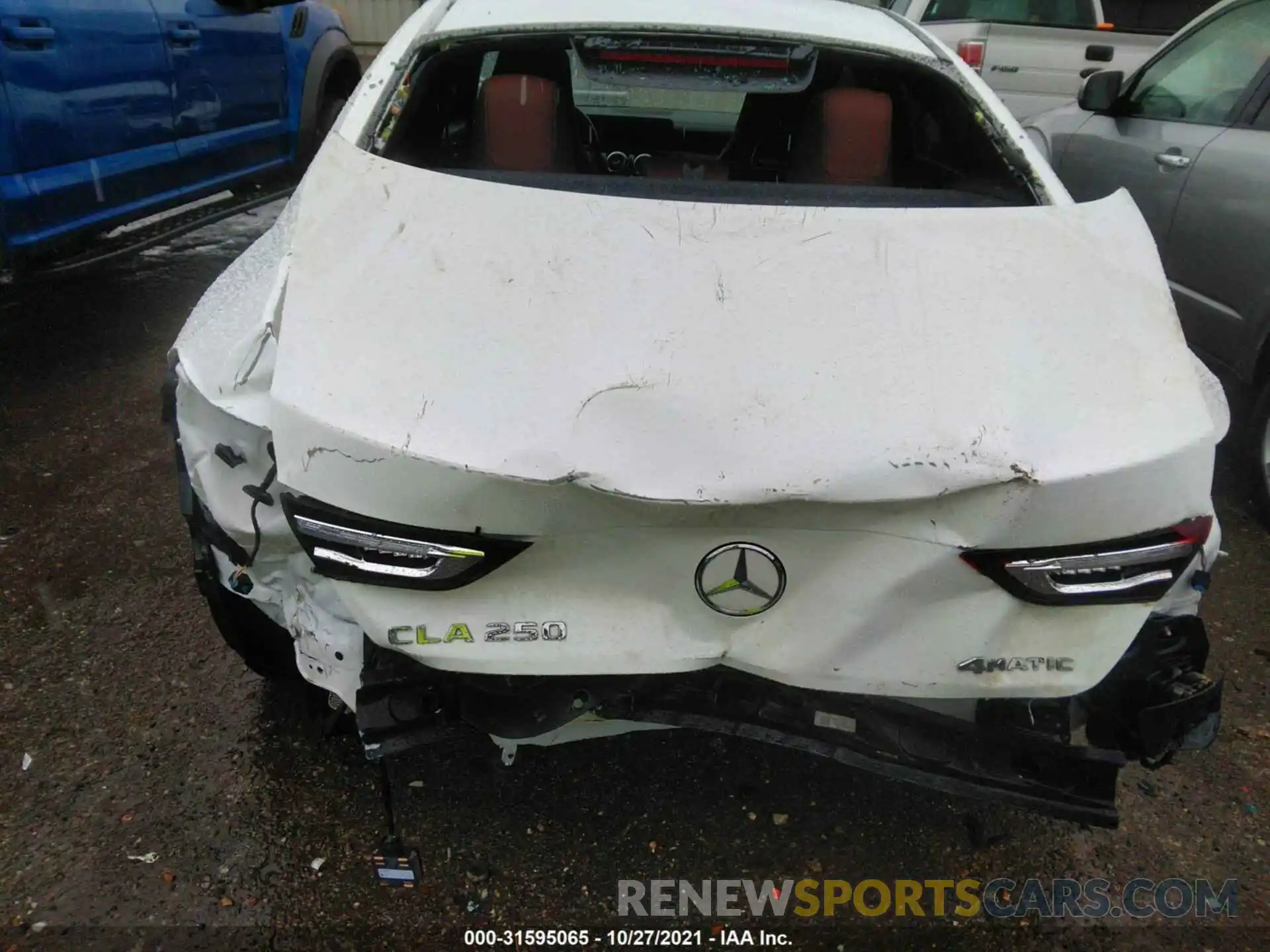 6 Photograph of a damaged car W1K5J4HBXMN166539 MERCEDES-BENZ CLA 2021