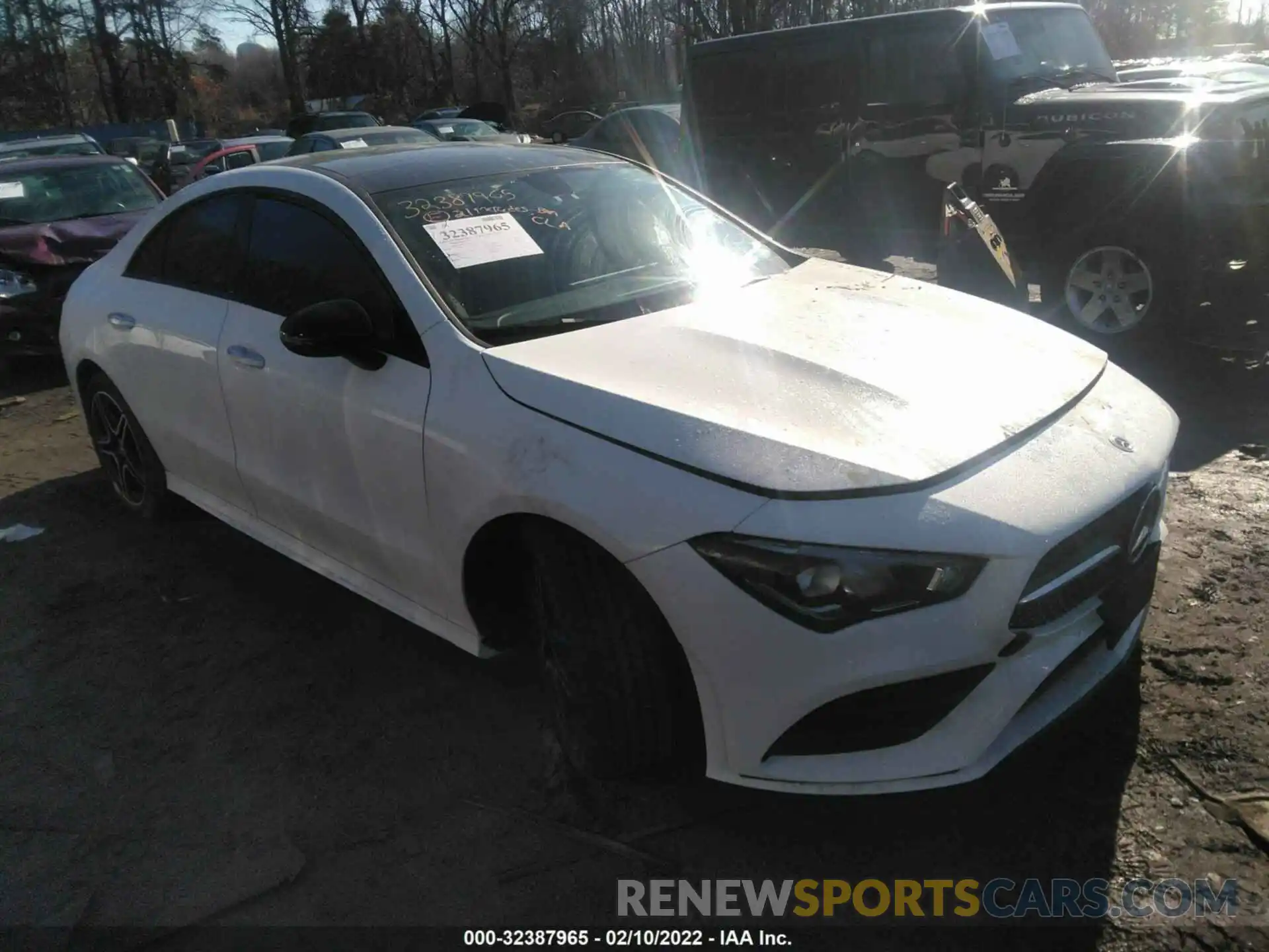 1 Photograph of a damaged car W1K5J4HBXMN192168 MERCEDES-BENZ CLA 2021