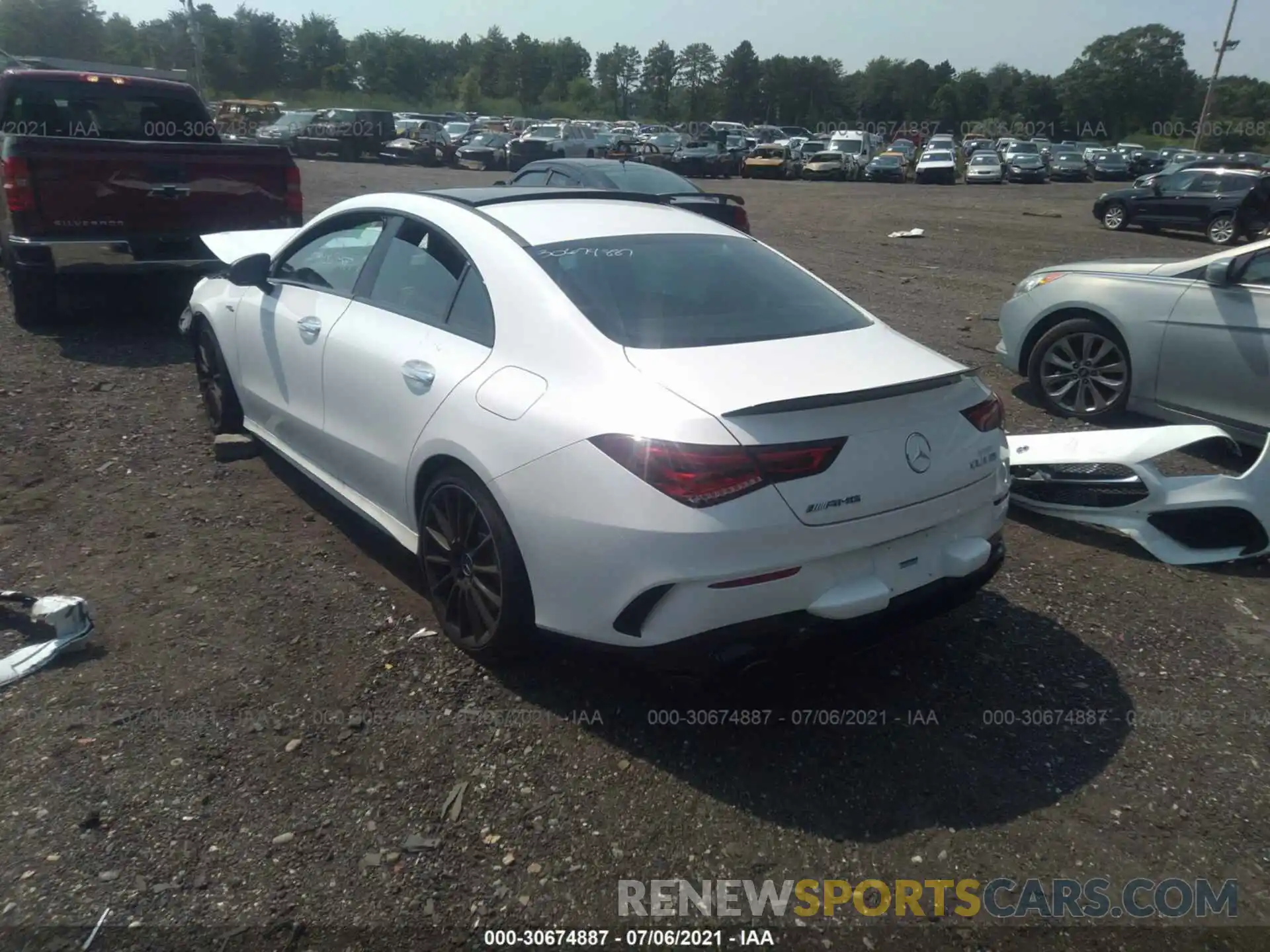 3 Photograph of a damaged car W1K5J5BB1MN172583 MERCEDES-BENZ CLA 2021