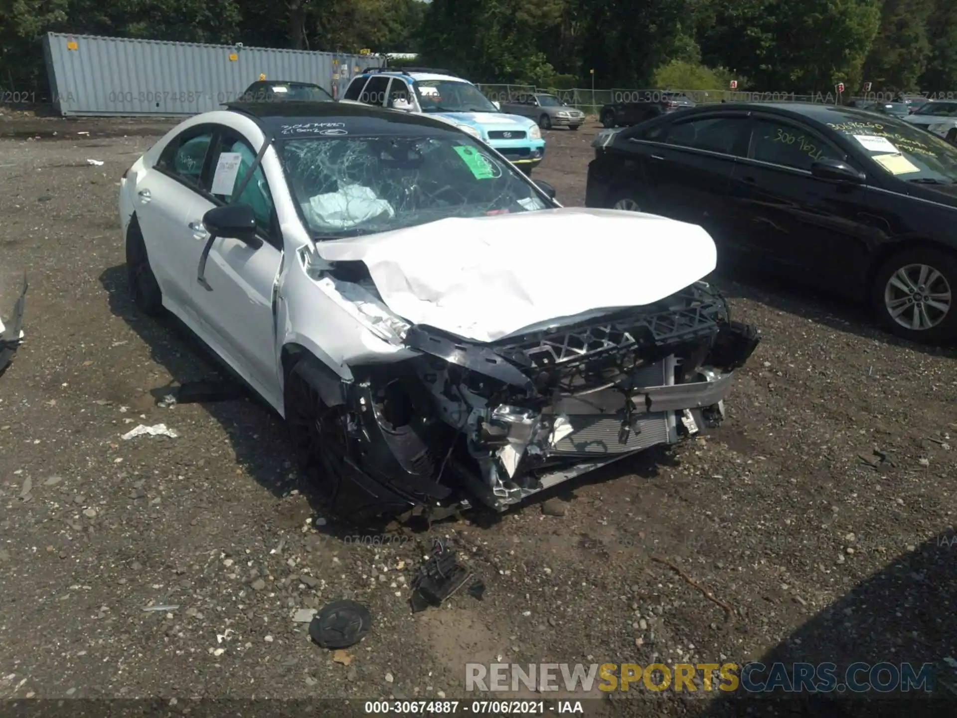 6 Photograph of a damaged car W1K5J5BB1MN172583 MERCEDES-BENZ CLA 2021