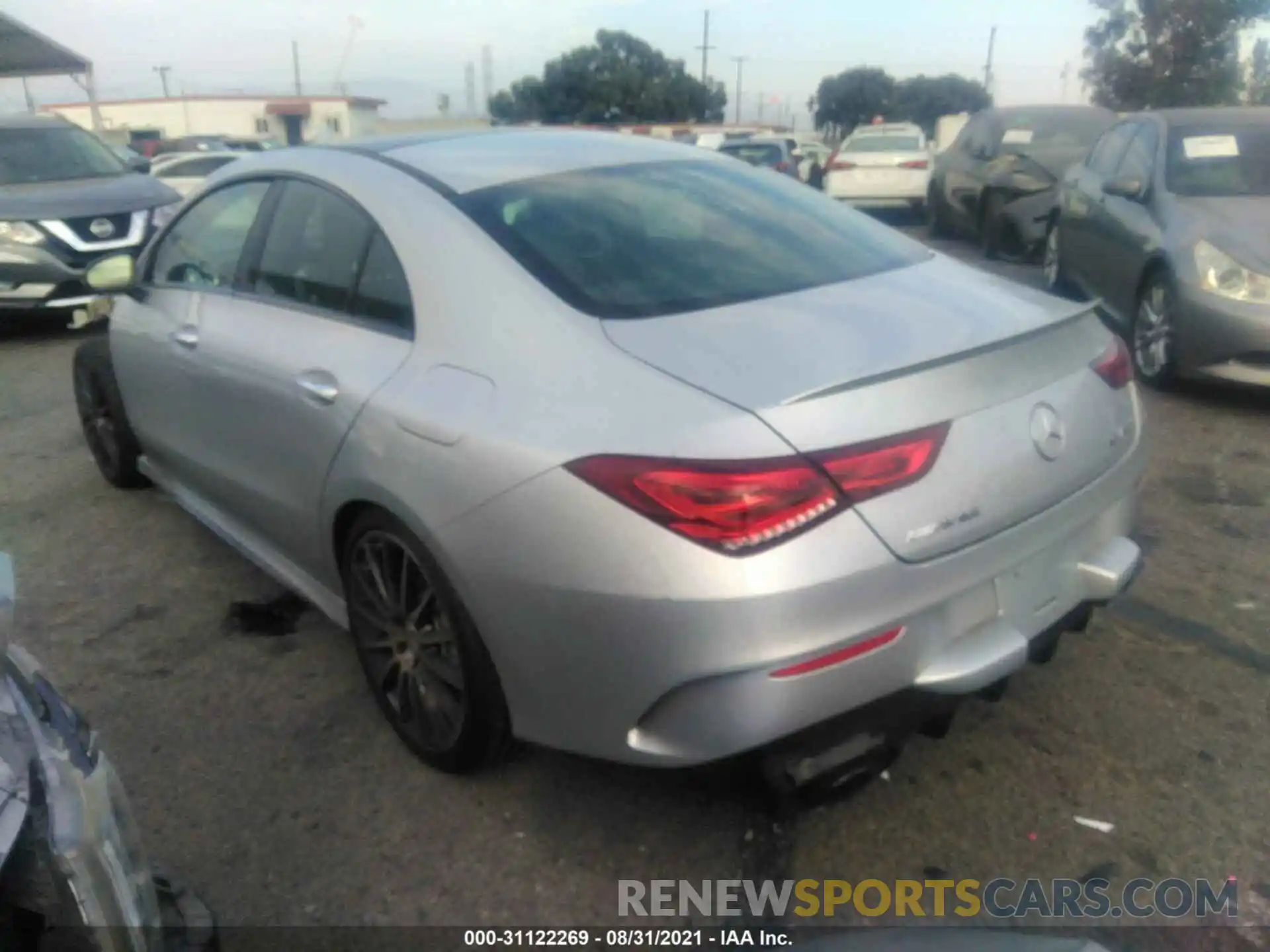 3 Photograph of a damaged car W1K5J5BB2MN214436 MERCEDES-BENZ CLA 2021