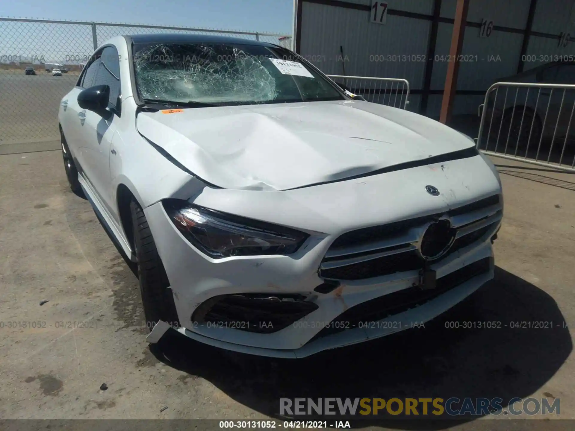 6 Photograph of a damaged car W1K5J5BB4MN165983 MERCEDES-BENZ CLA 2021