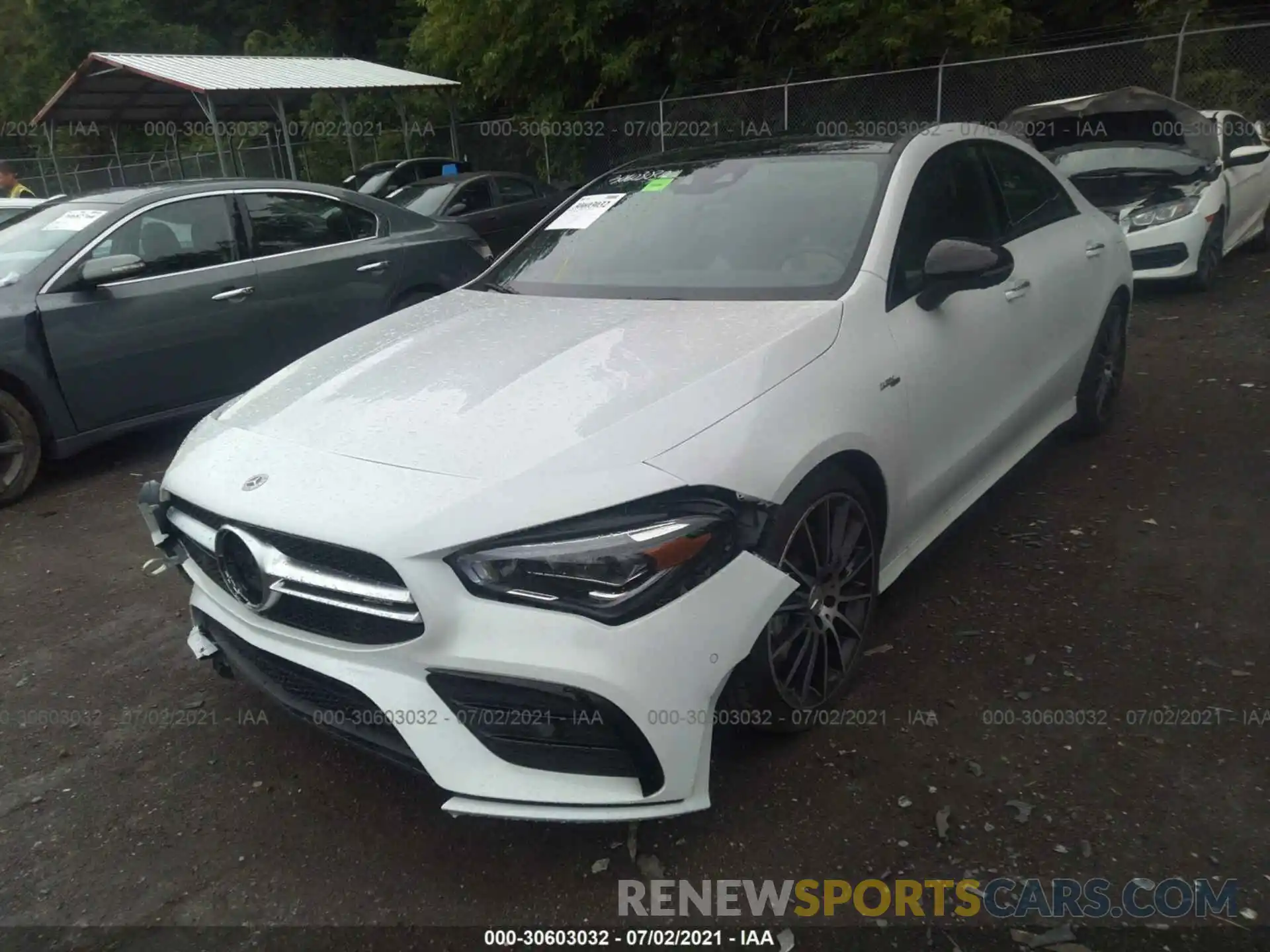 6 Photograph of a damaged car W1K5J5BB4MN177504 MERCEDES-BENZ CLA 2021