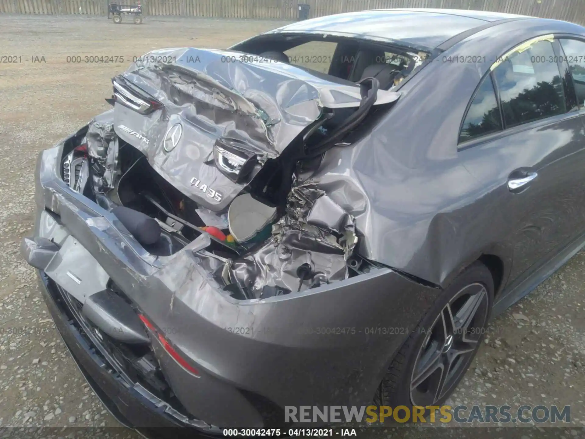 6 Фотография поврежденного автомобиля W1K5J5BB6MN162003 MERCEDES-BENZ CLA 2021