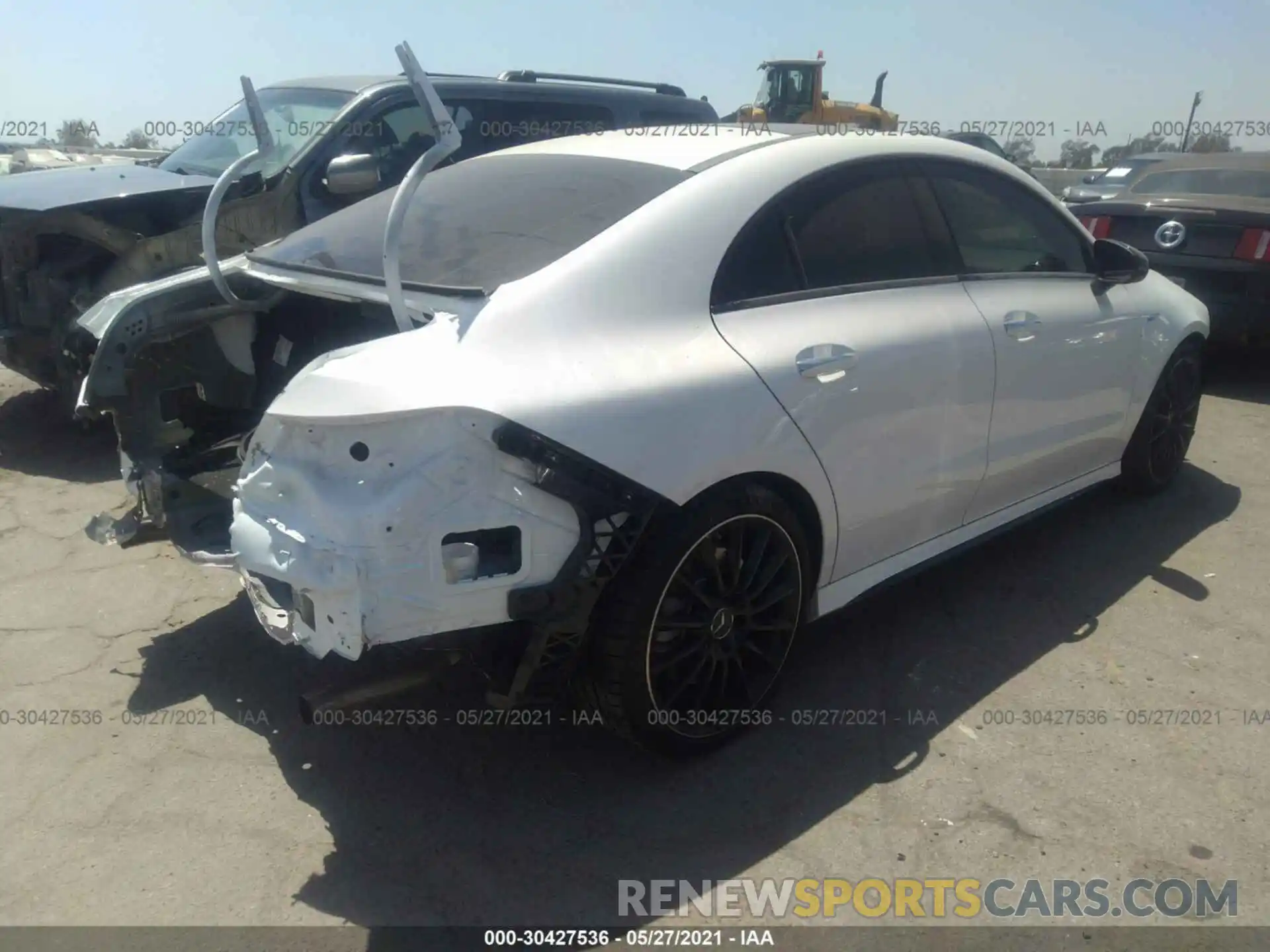 4 Photograph of a damaged car W1K5J5BB6MN162597 MERCEDES-BENZ CLA 2021