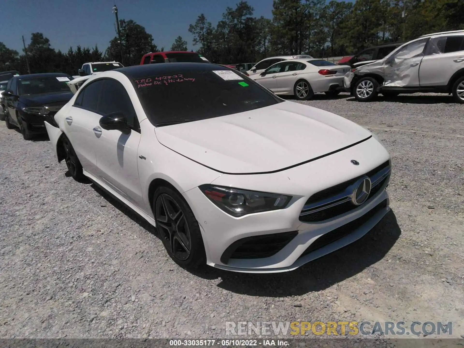 1 Photograph of a damaged car W1K5J5BB6MN191078 MERCEDES-BENZ CLA 2021