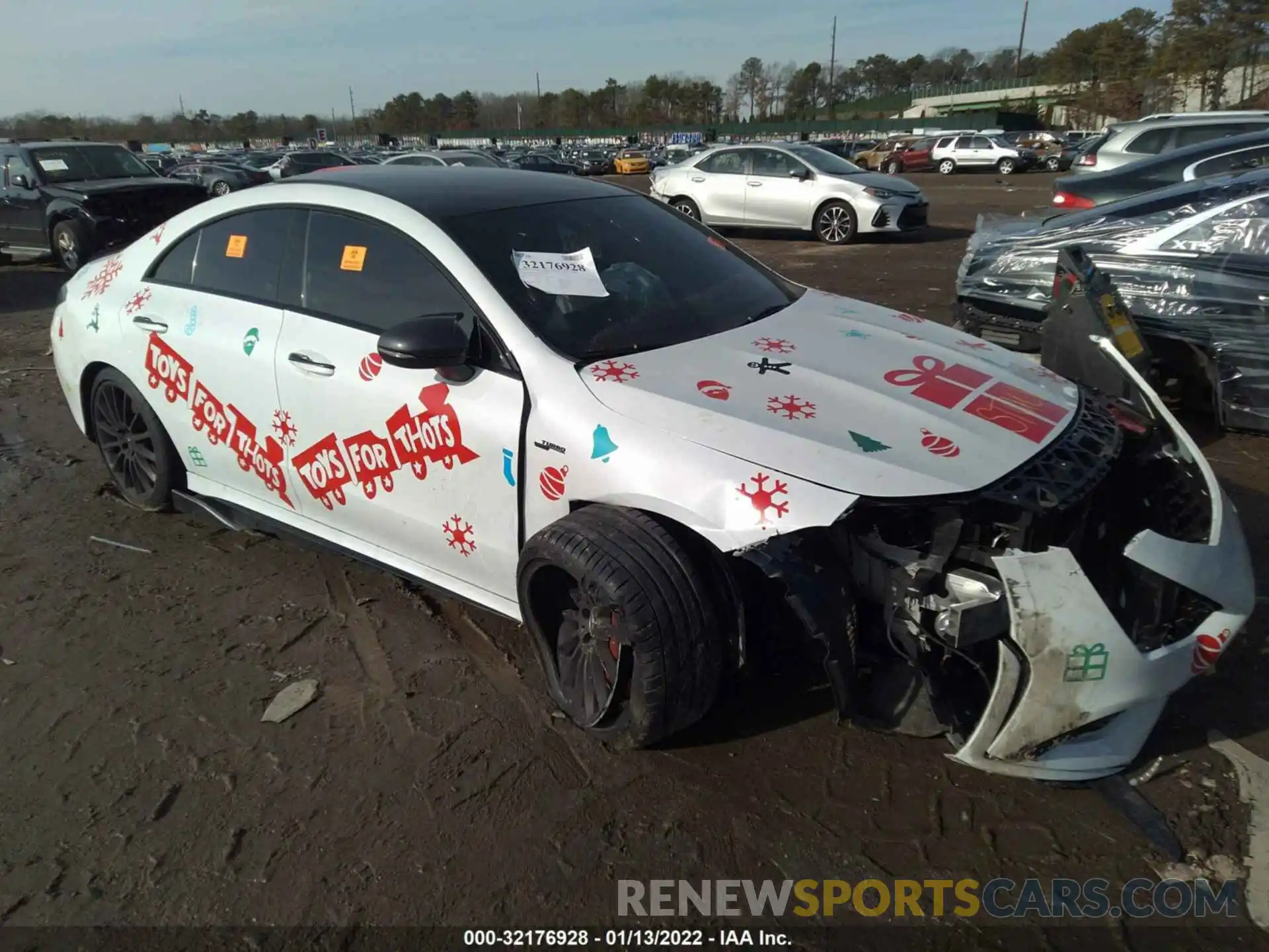 1 Photograph of a damaged car W1K5J5BB9MN172122 MERCEDES-BENZ CLA 2021