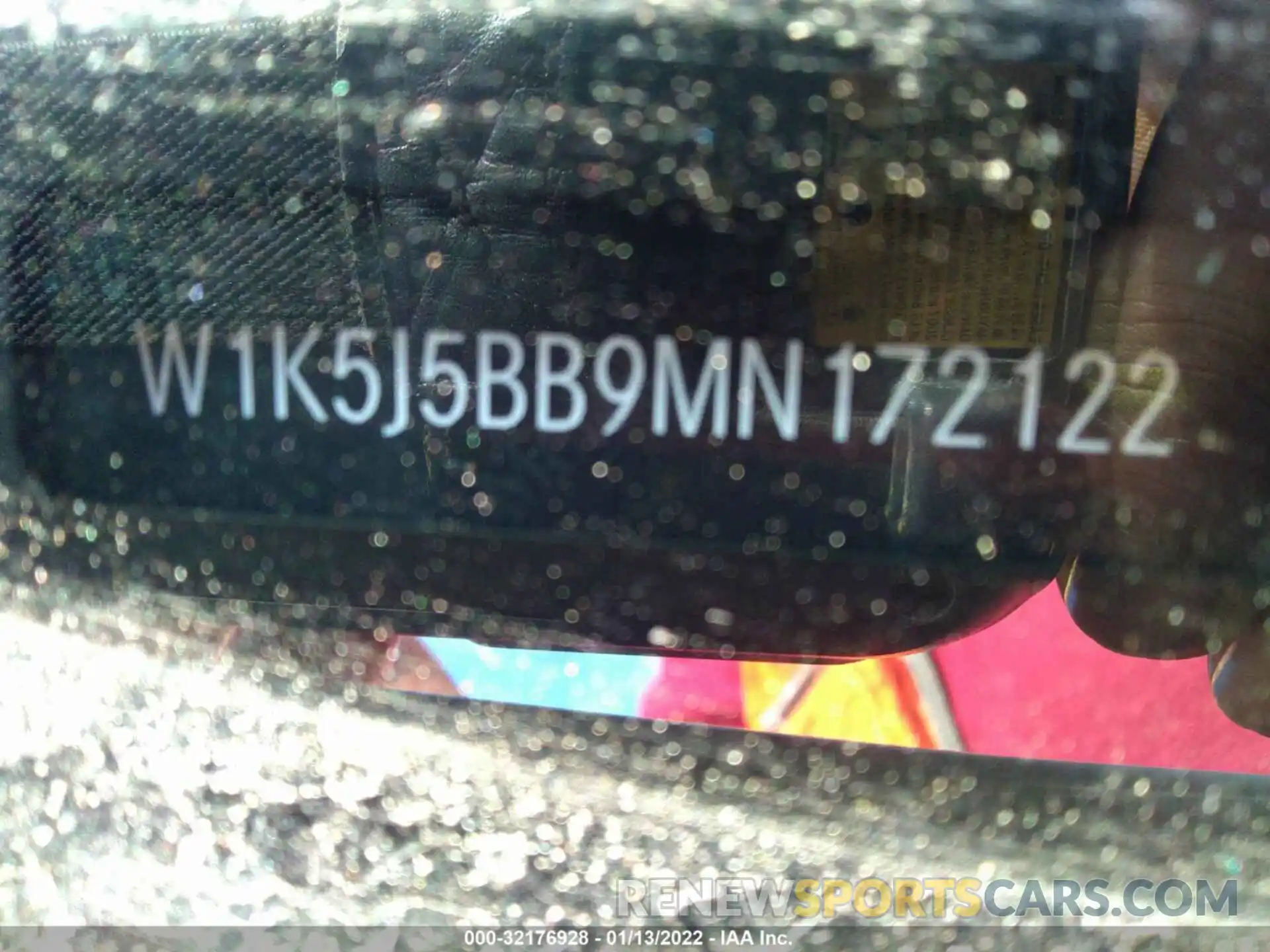 9 Photograph of a damaged car W1K5J5BB9MN172122 MERCEDES-BENZ CLA 2021