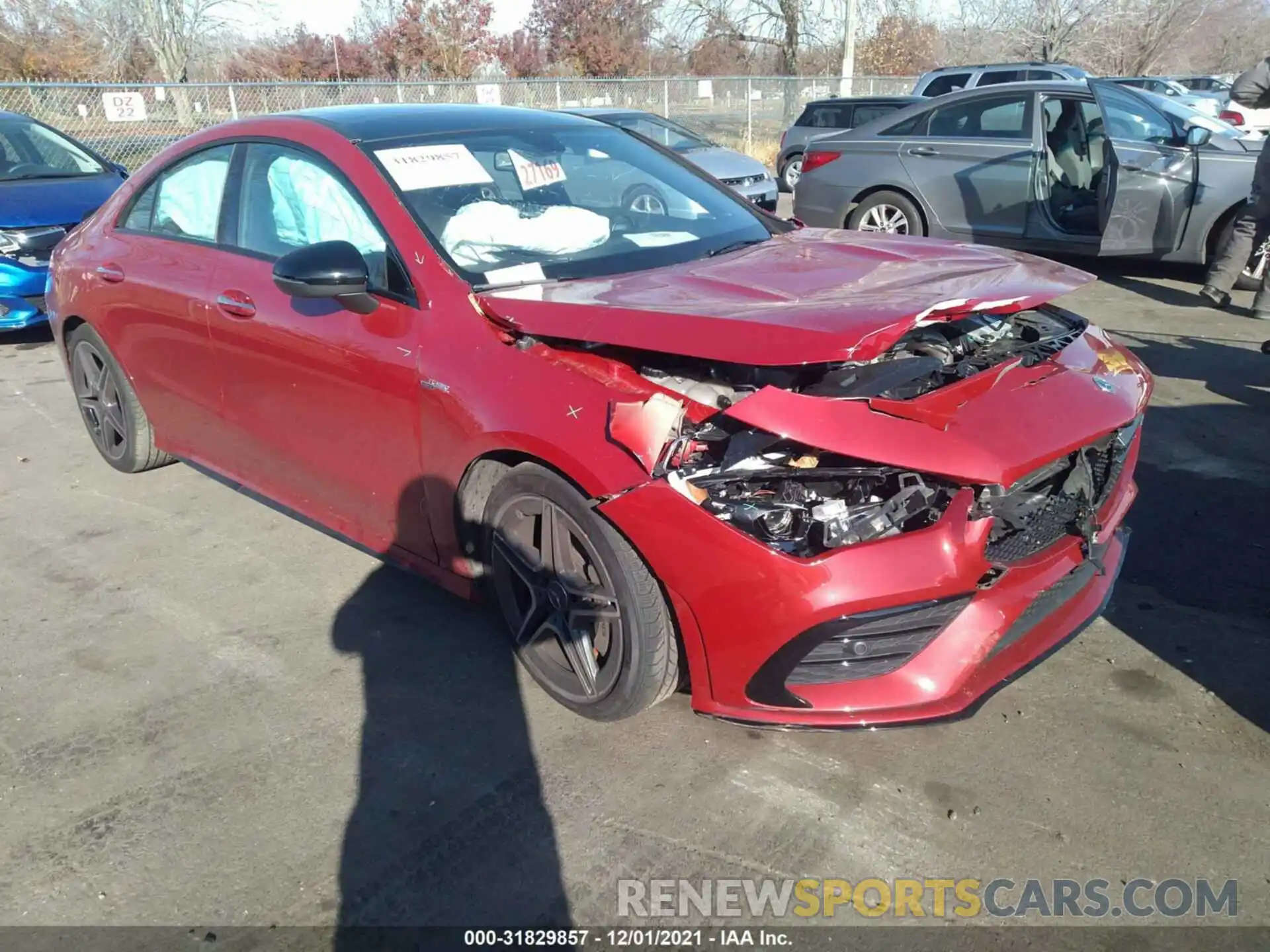 1 Photograph of a damaged car W1K5J5BB9MN187607 MERCEDES-BENZ CLA 2021