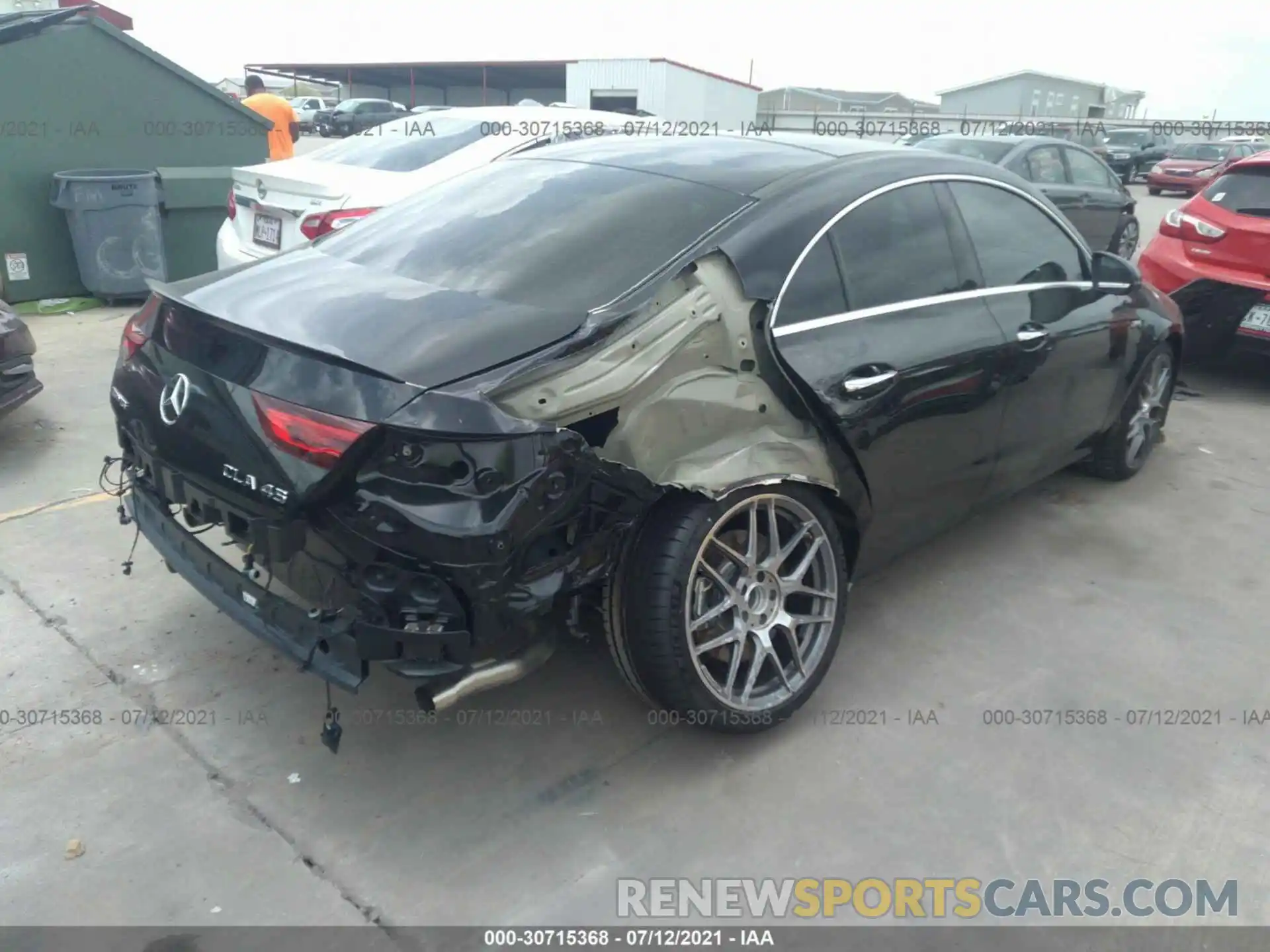 4 Photograph of a damaged car W1K5J5DB1MN148765 MERCEDES-BENZ CLA 2021