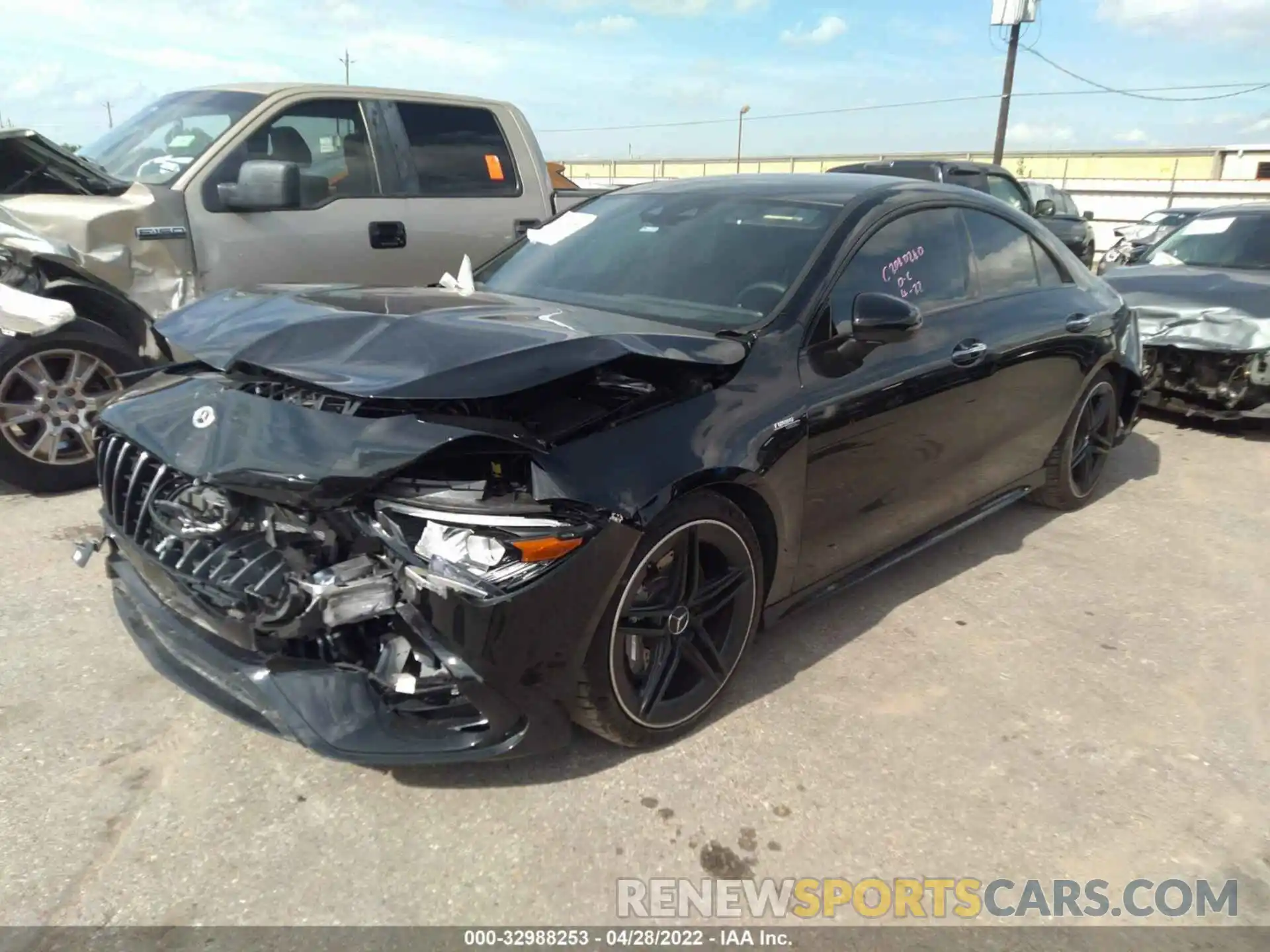 2 Photograph of a damaged car W1K5J5DB2MN215258 MERCEDES-BENZ CLA 2021