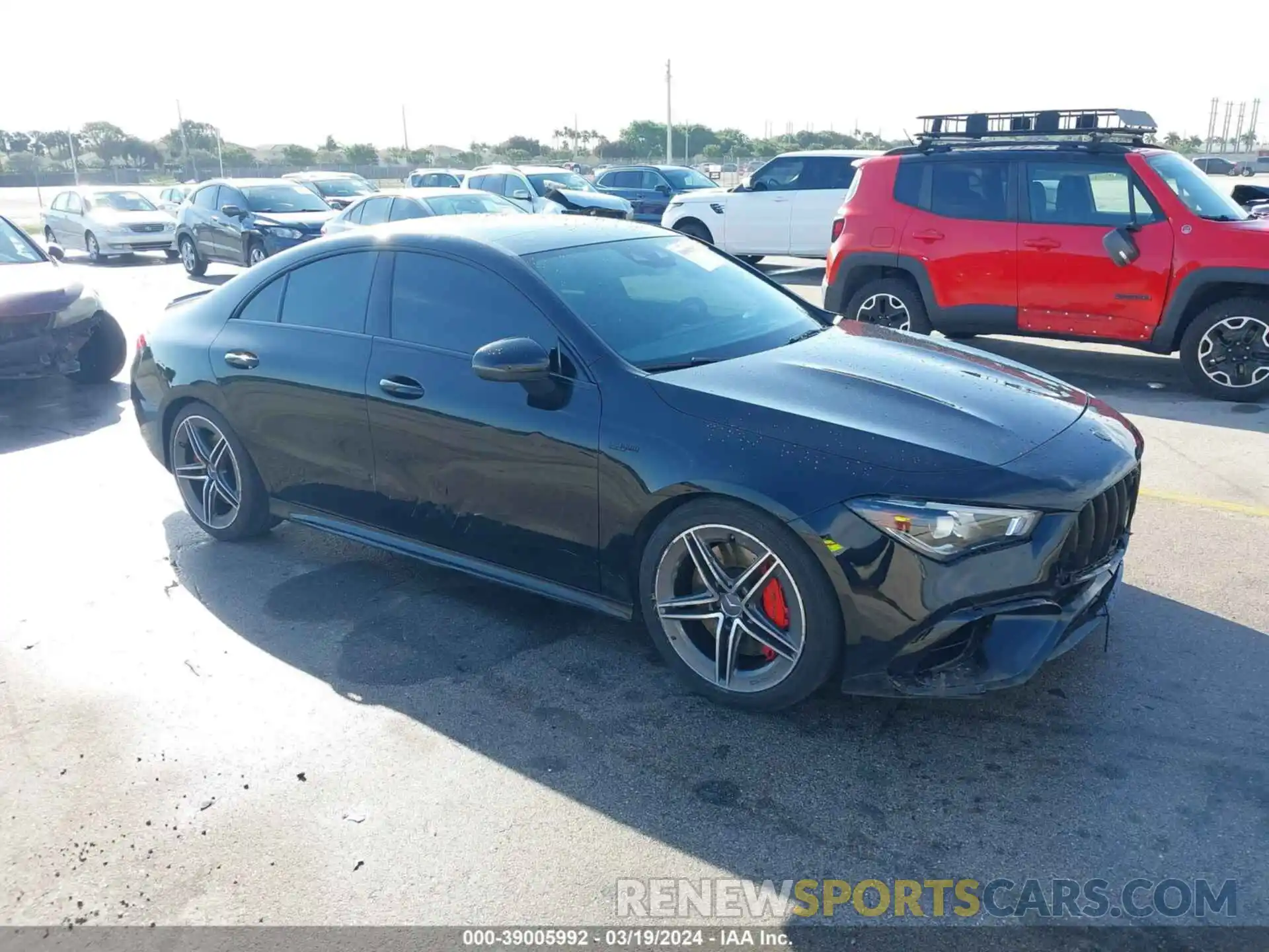 1 Photograph of a damaged car W1K5J5DB7MN175467 MERCEDES-BENZ CLA 2021